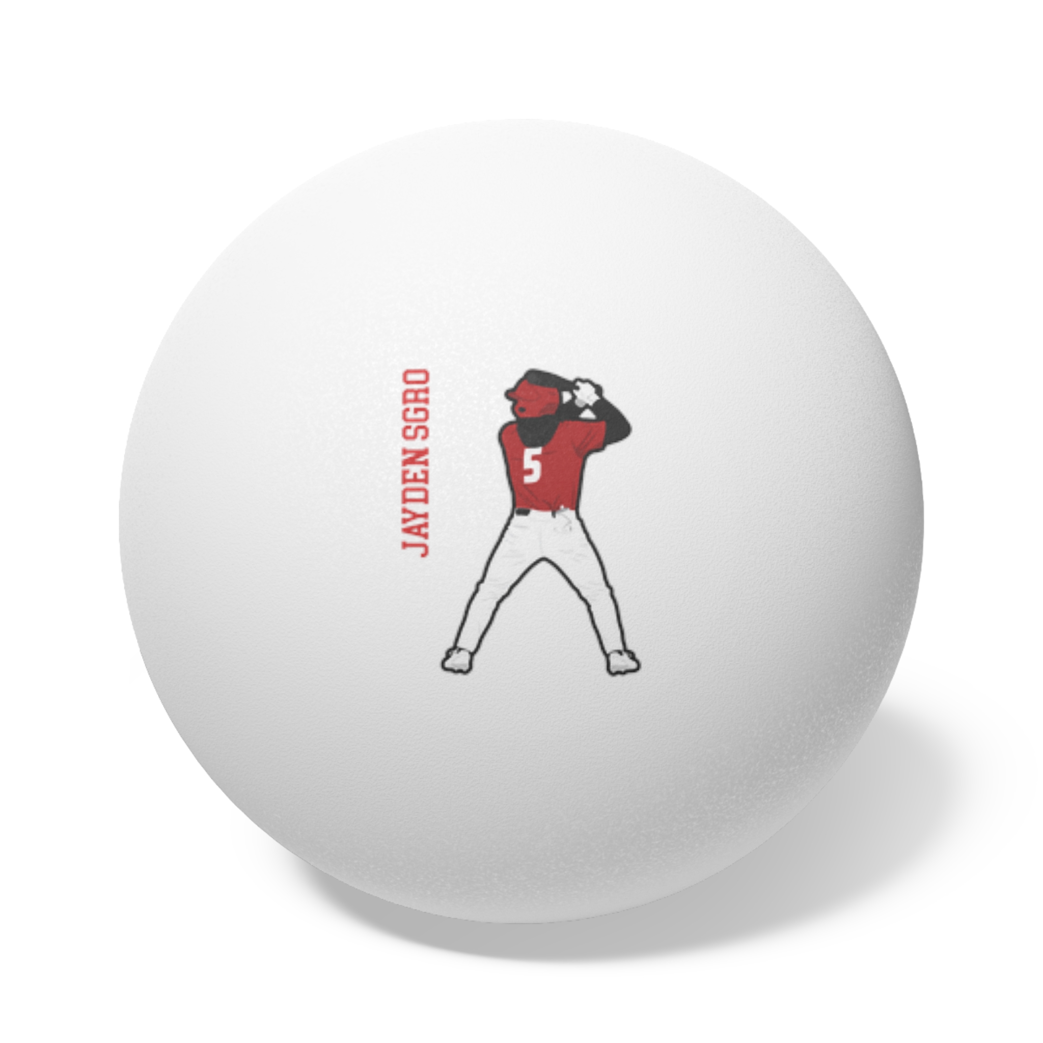 Ping Pong Balls, 6 pcs — character_name_vertical in White