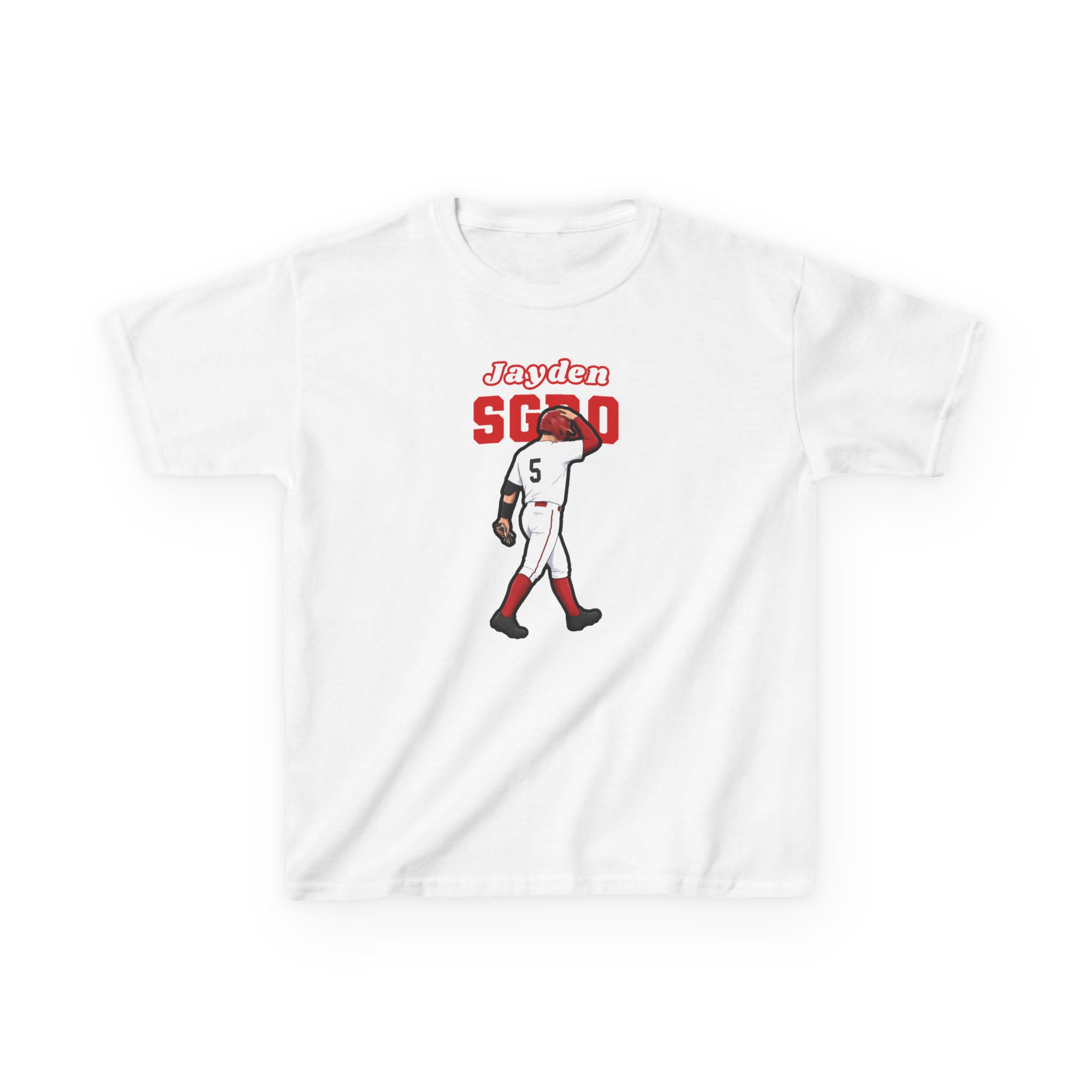 Youth Tee — character_name_arch in White