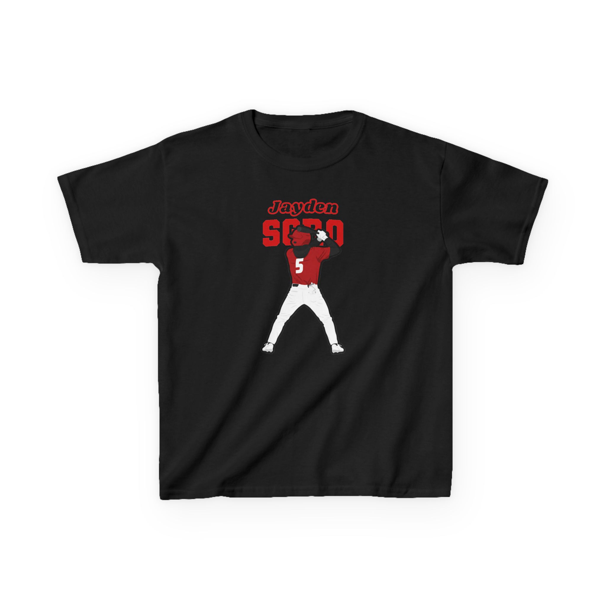 Youth Tee — character_name_arch in Black