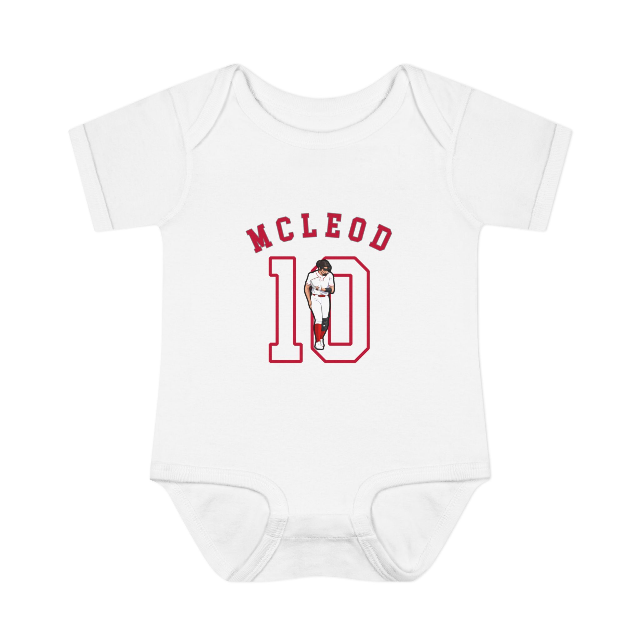 Baby Onesie — character_shirsey_arch in White