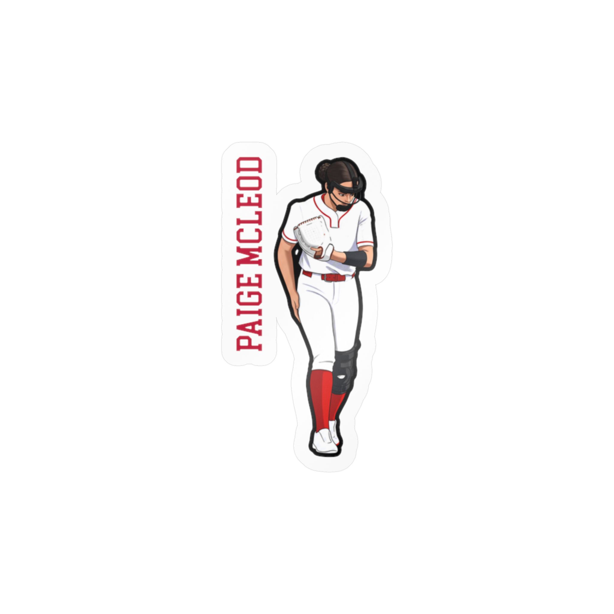Vinyl Sticker — character_name_vertical in Classic