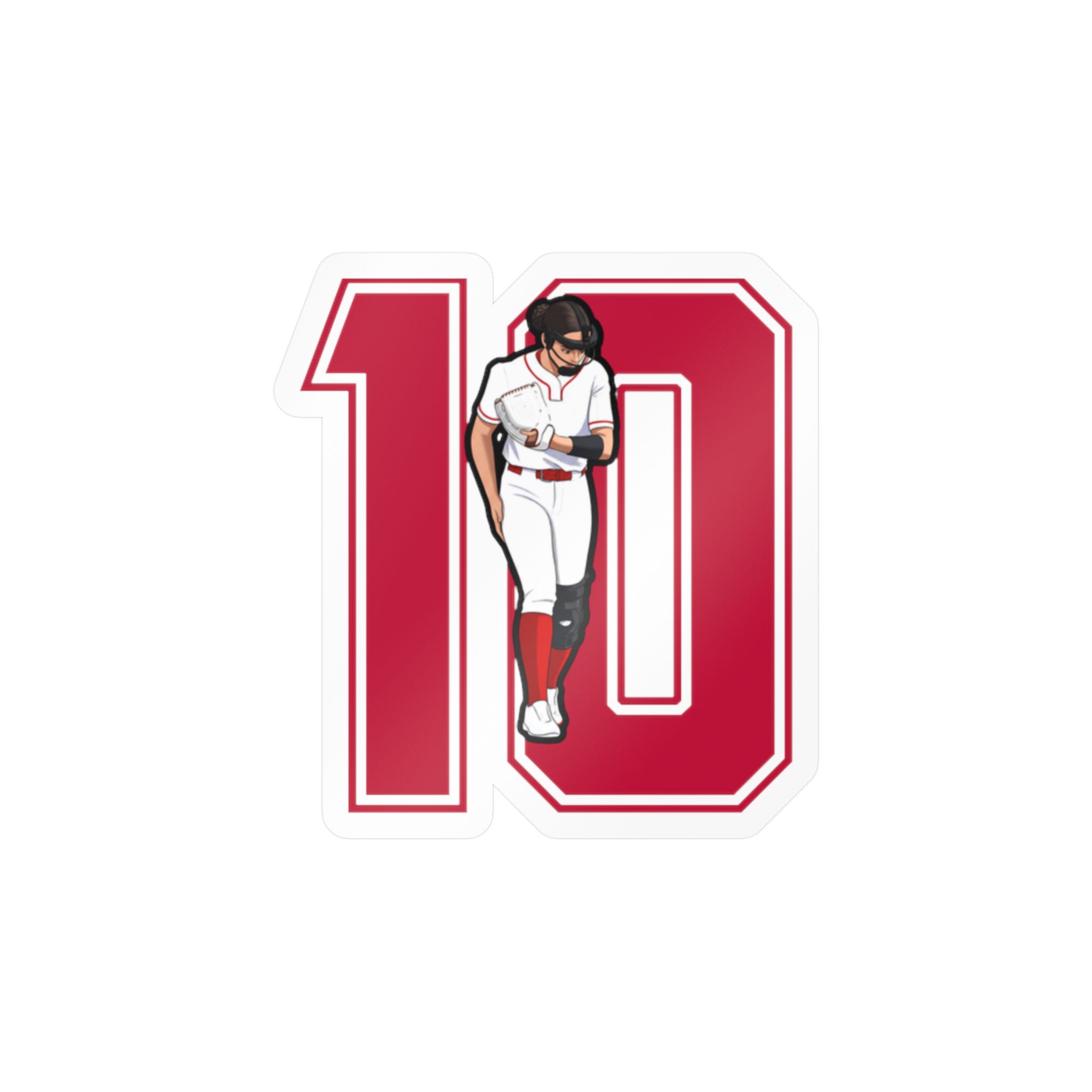 Vinyl Sticker — character_number in Classic