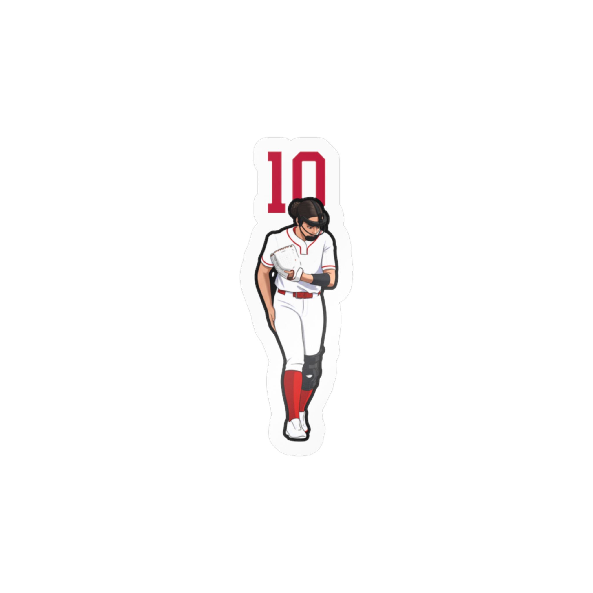 Vinyl Sticker — character_number_top in Classic