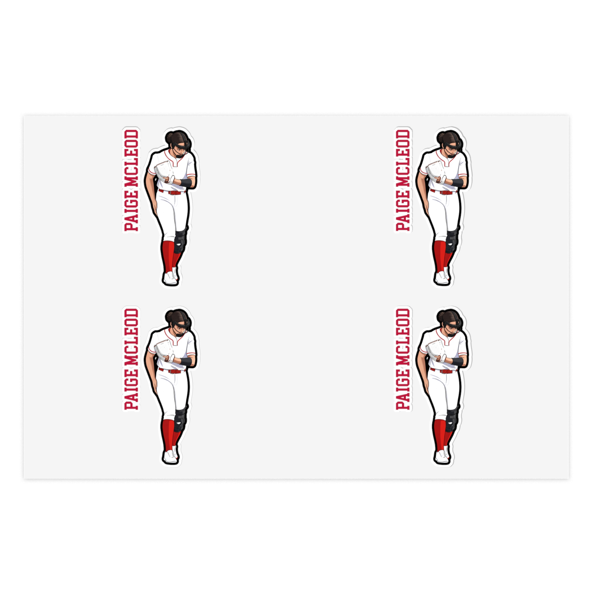 Sticker Sheet — character_name_vertical in Classic