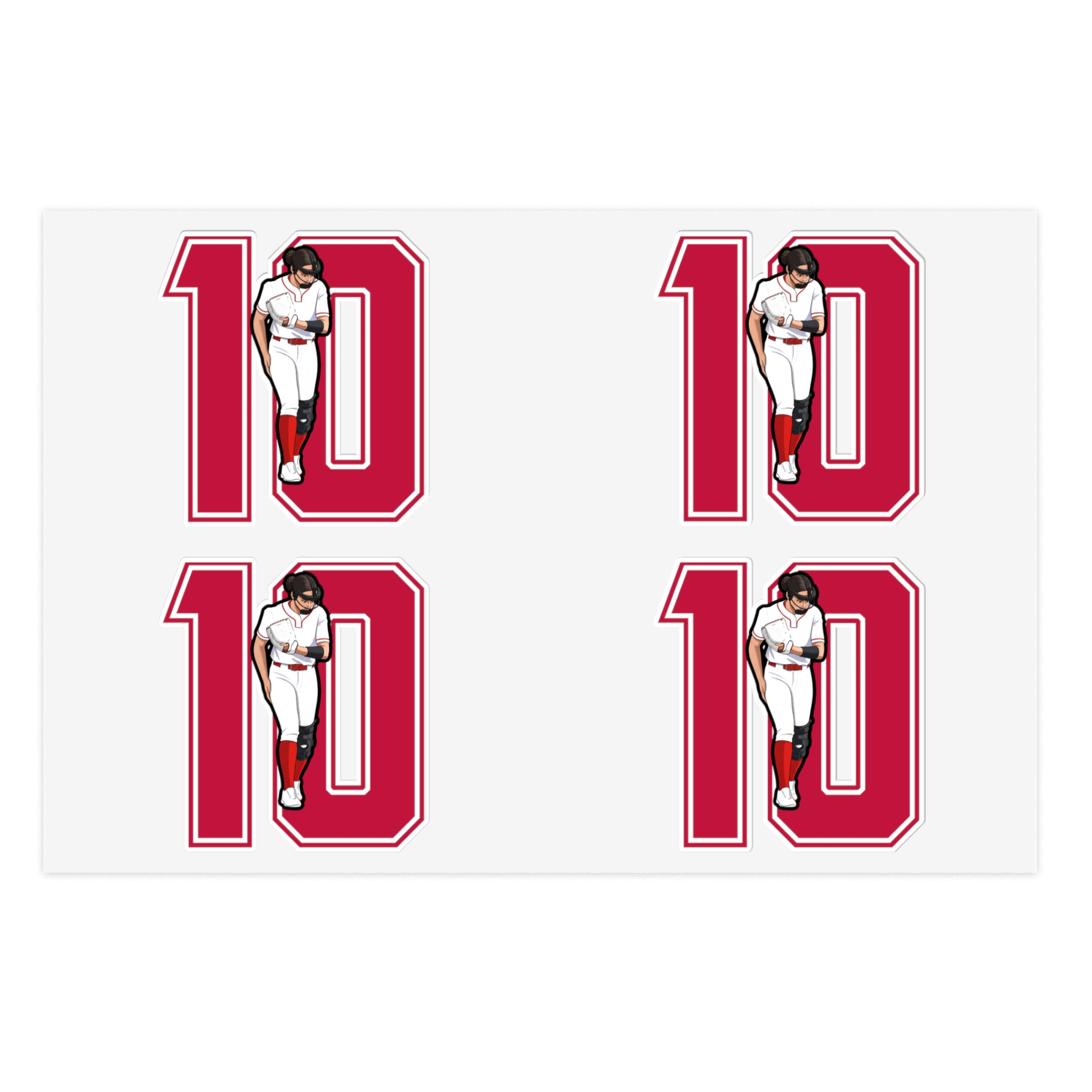 Sticker Sheet — character_number in Classic