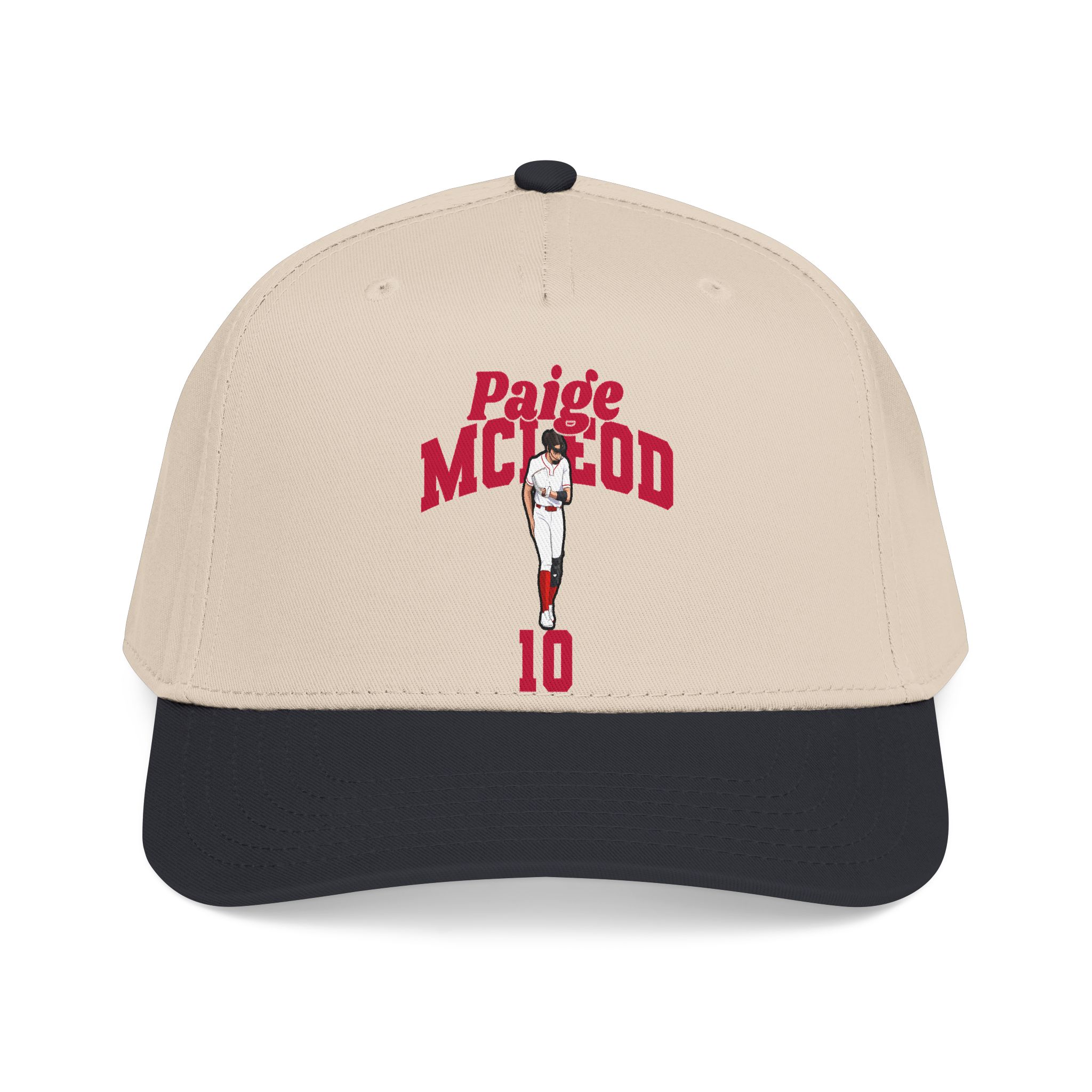 Baseball Cap — character_signature_arch in Black / Natural