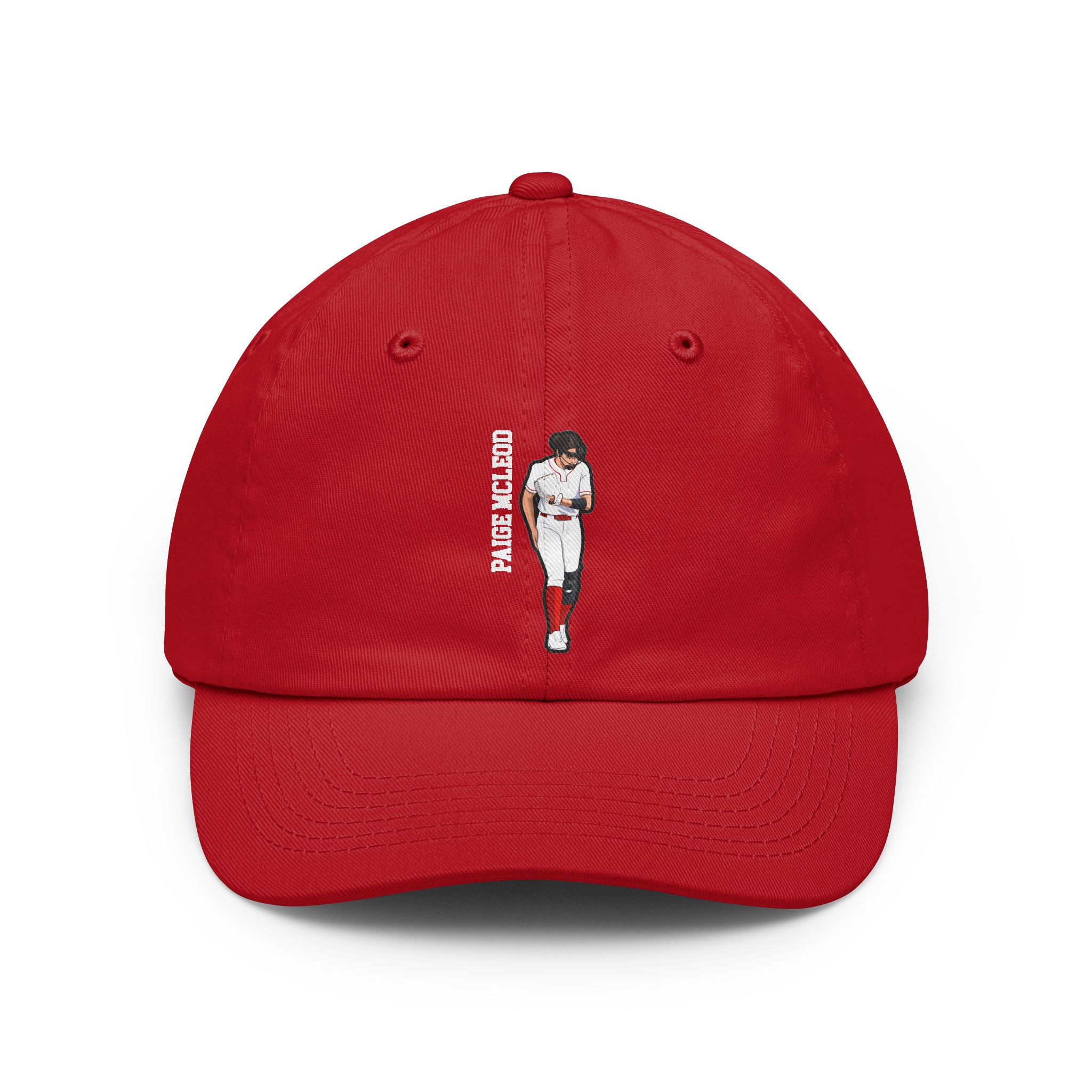 Classic Cap — character_name_vertical in Red