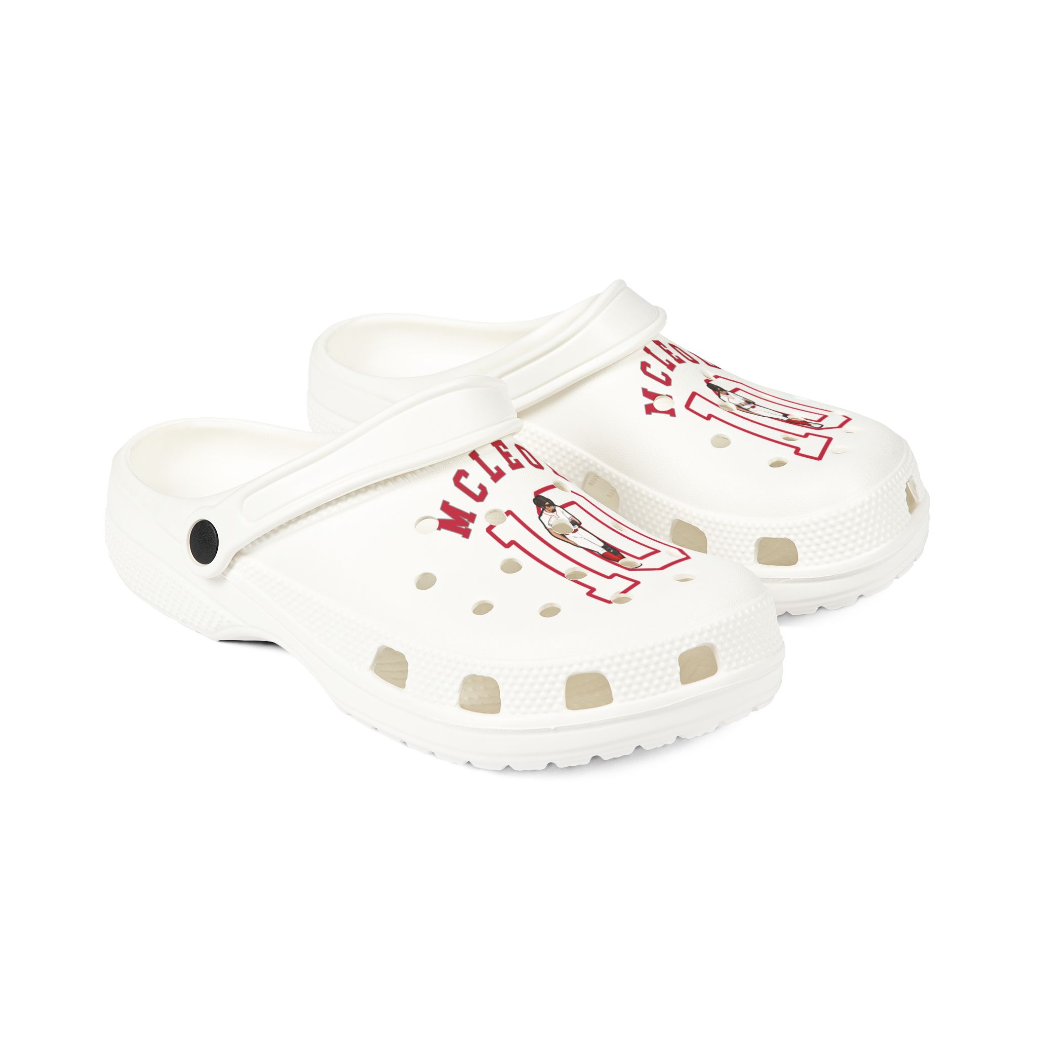 Rubber Clogs — character_shirsey_arch in White