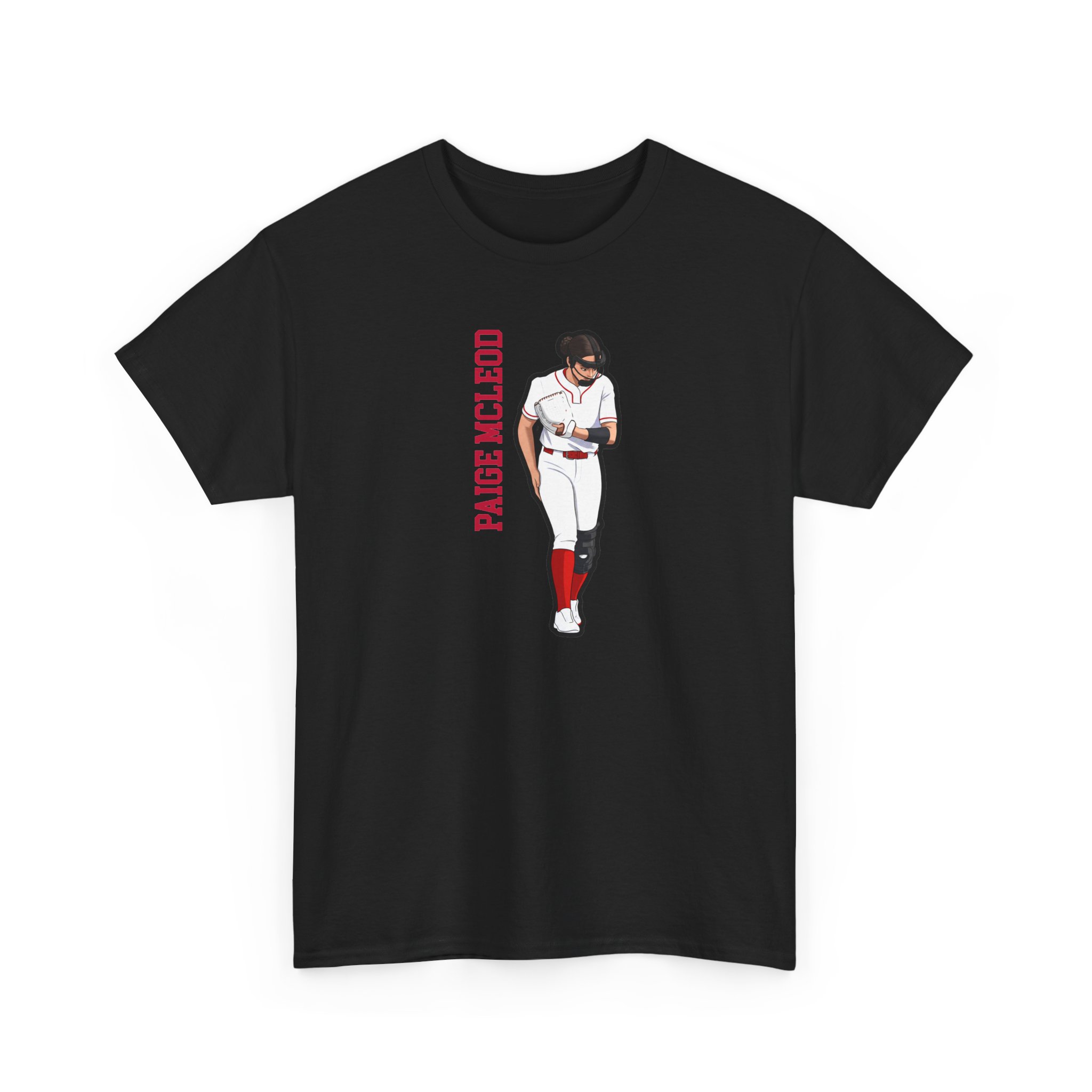 Tee — character_name_vertical in Black