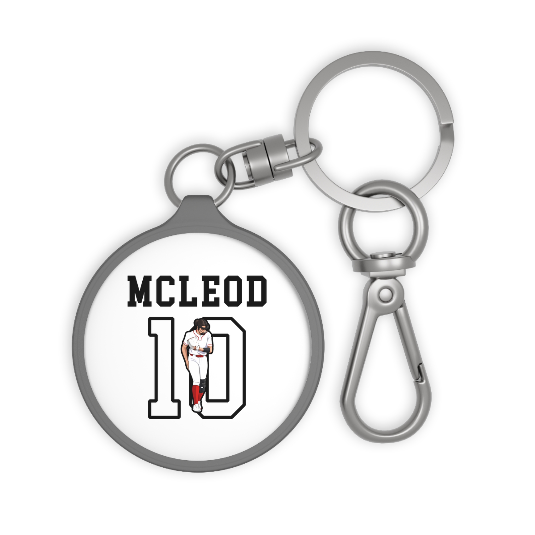 Keychain — character_shirsey in Grey