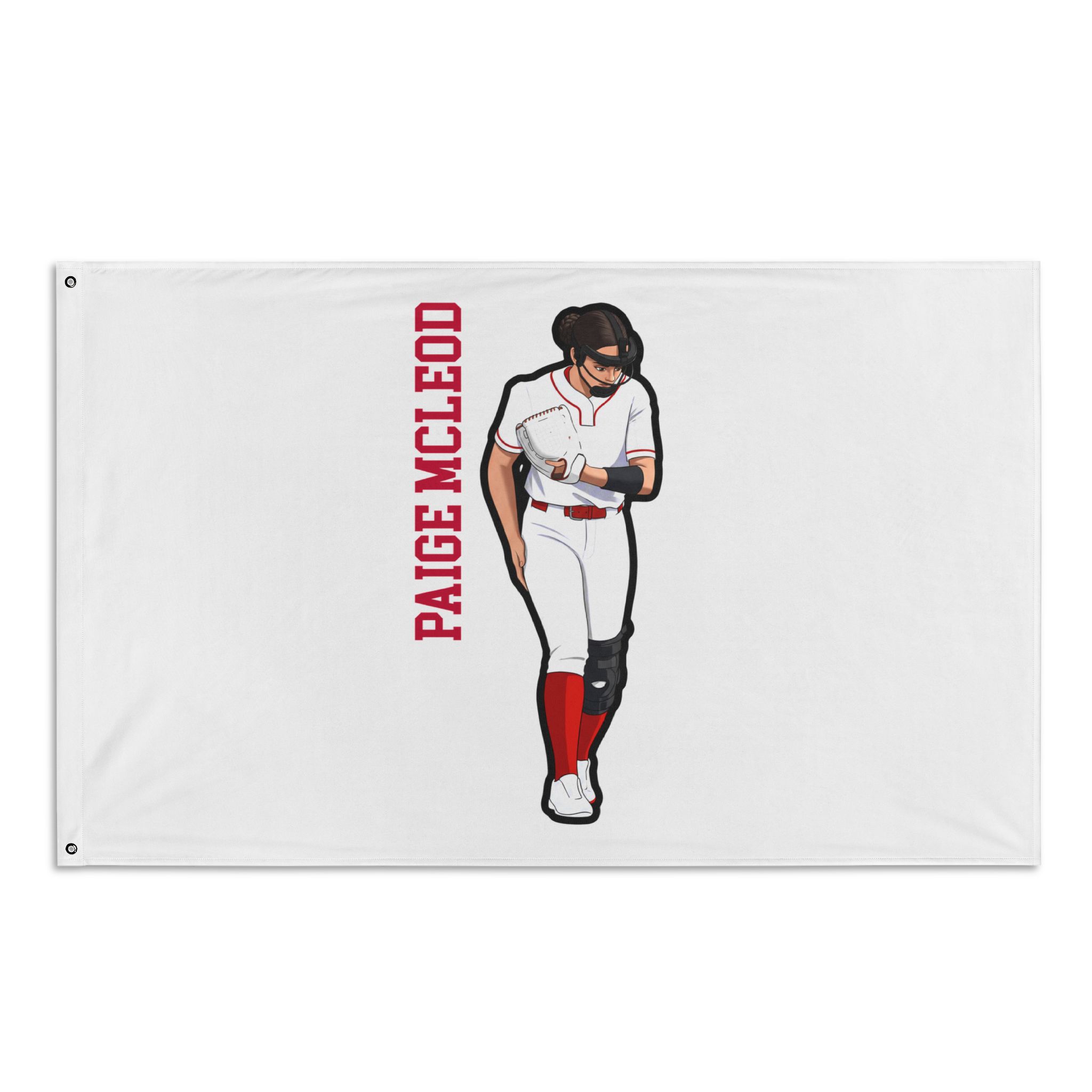 Flag (35 × 56 in) — character_name_vertical in Classic