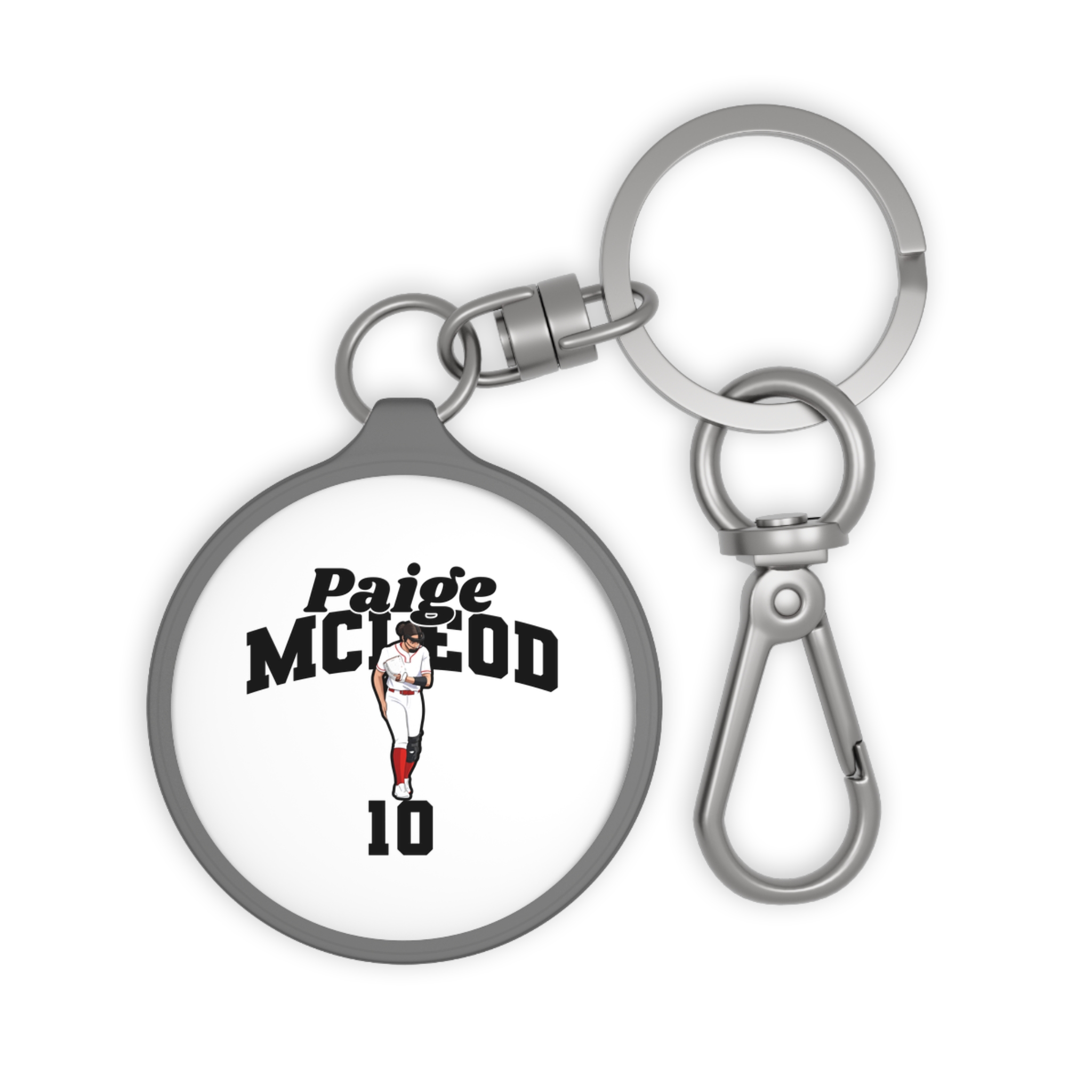 Keychain — character_signature_arch in Grey