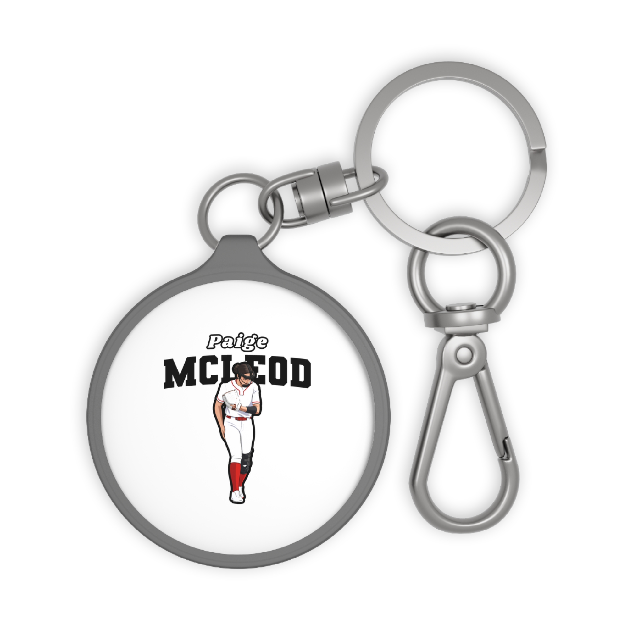 Keychain — character_name_arch in Grey