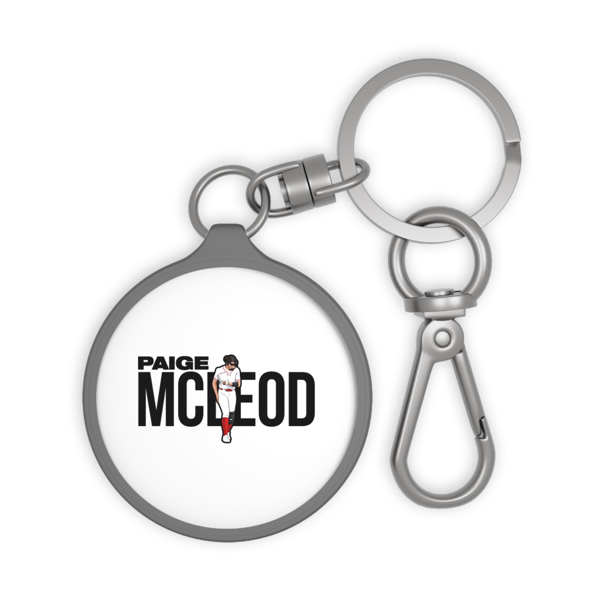 Keychain — character_player_name in Grey