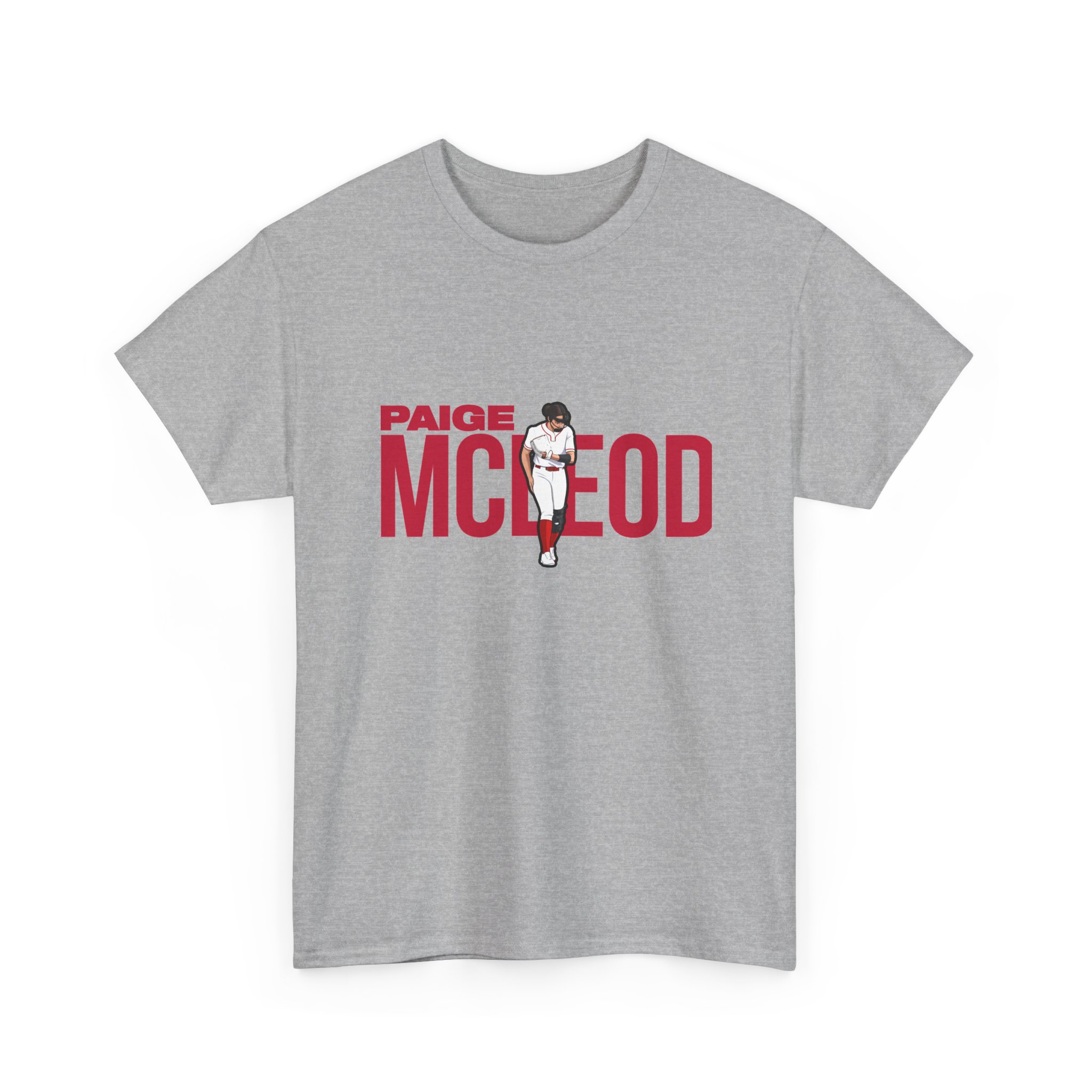 Tee — character_player_name in Grey