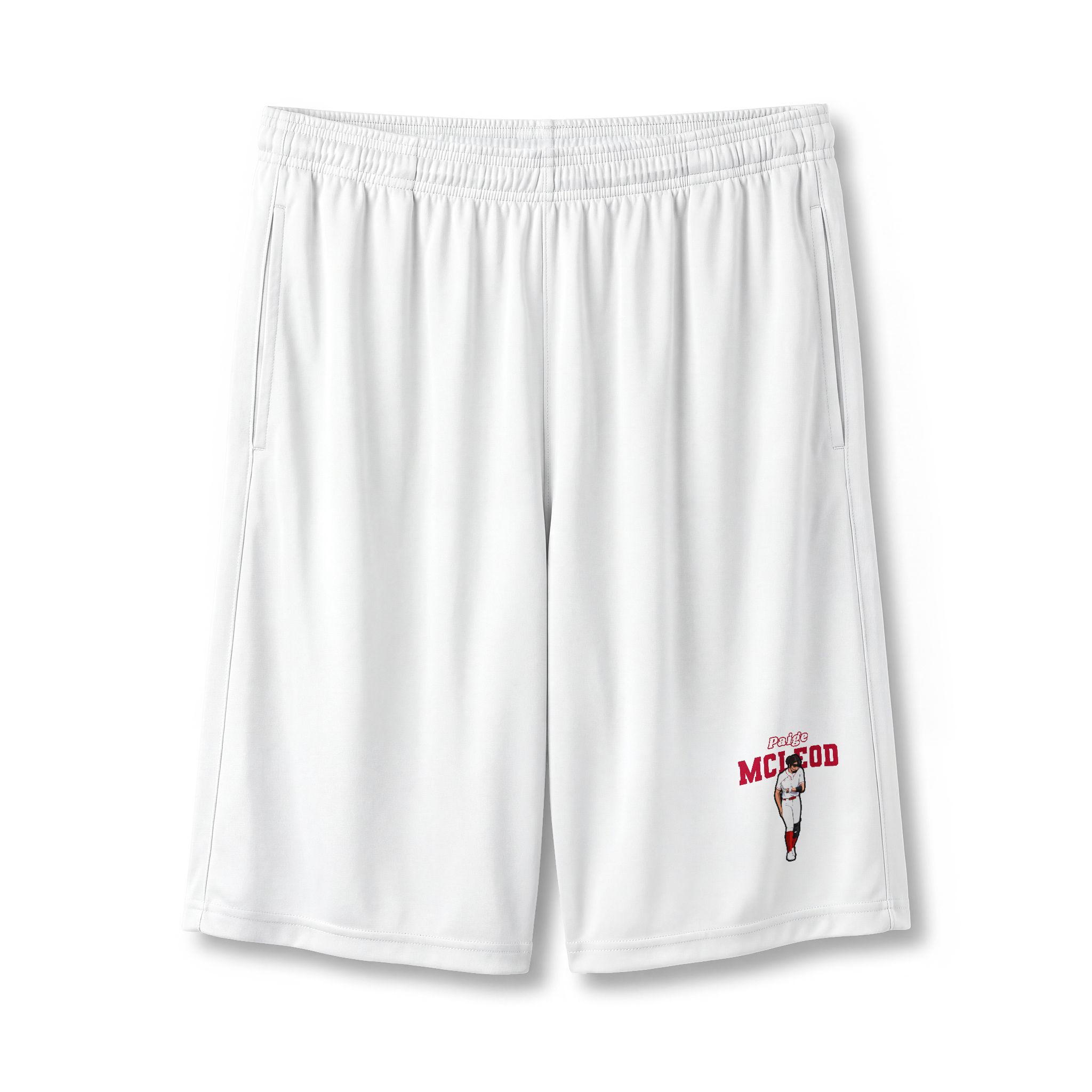 Shorts — character_name_arch in White