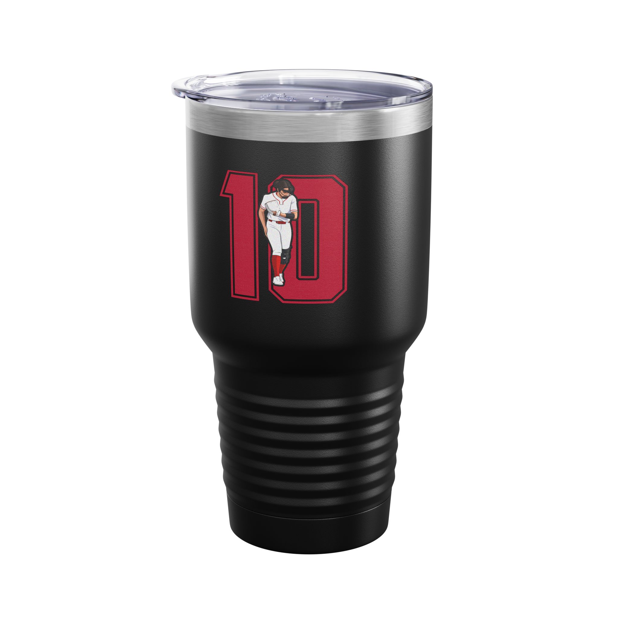 30oz Tumbler — character_number in Black