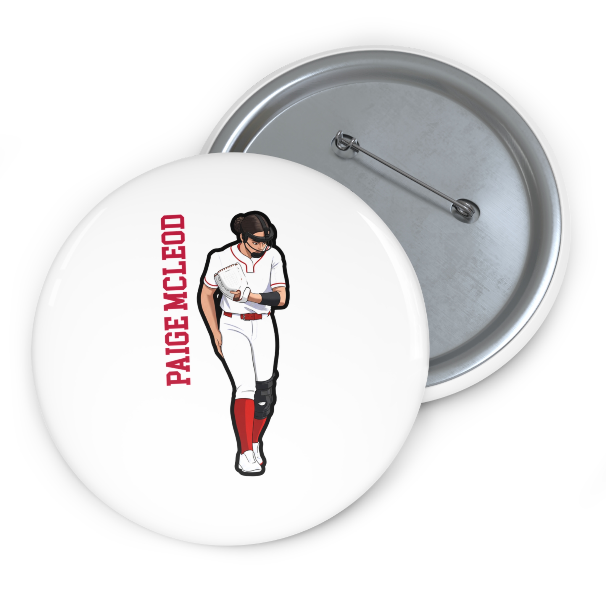 Game Day Pin — character_name_vertical in Classic