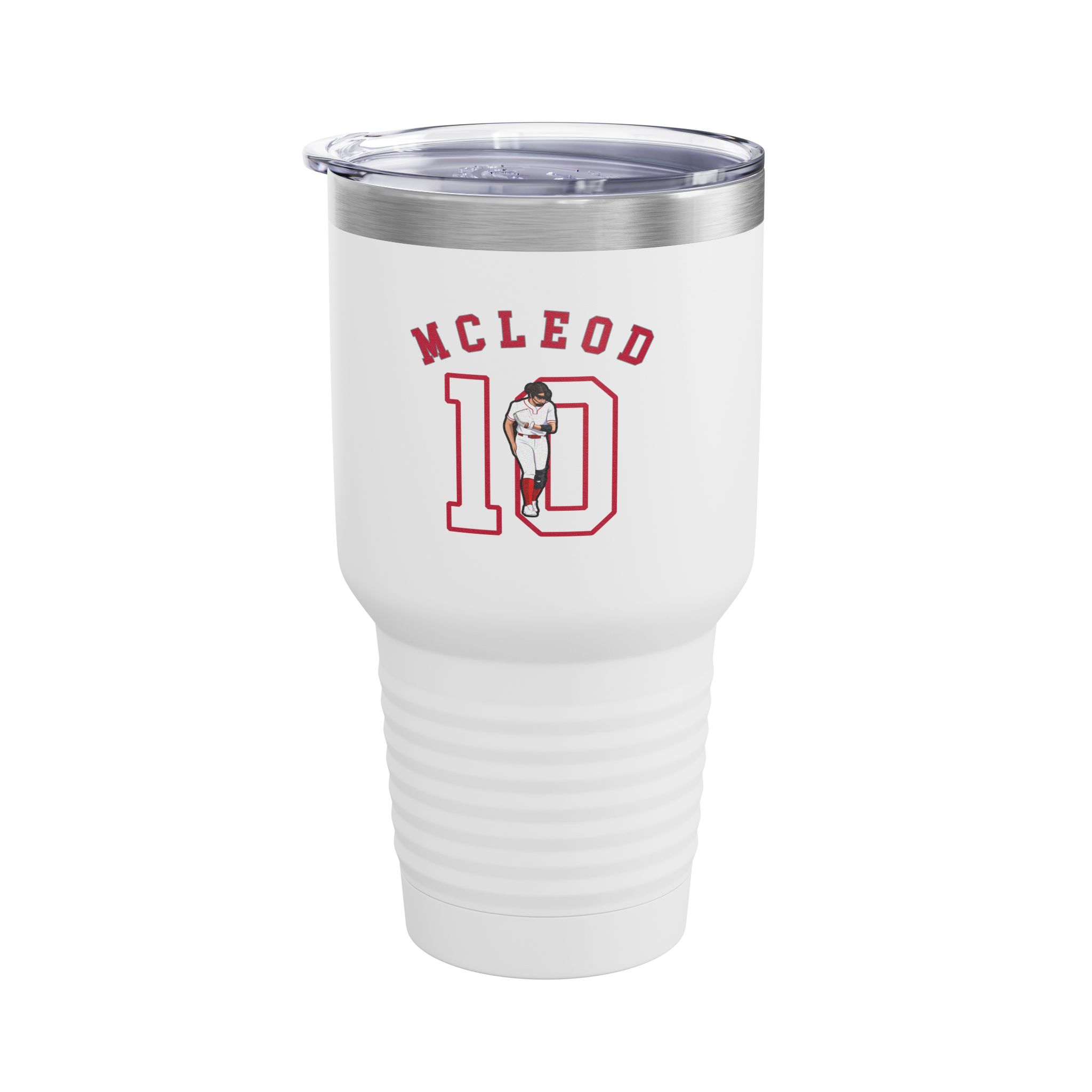 30oz Tumbler — character_shirsey_arch in White