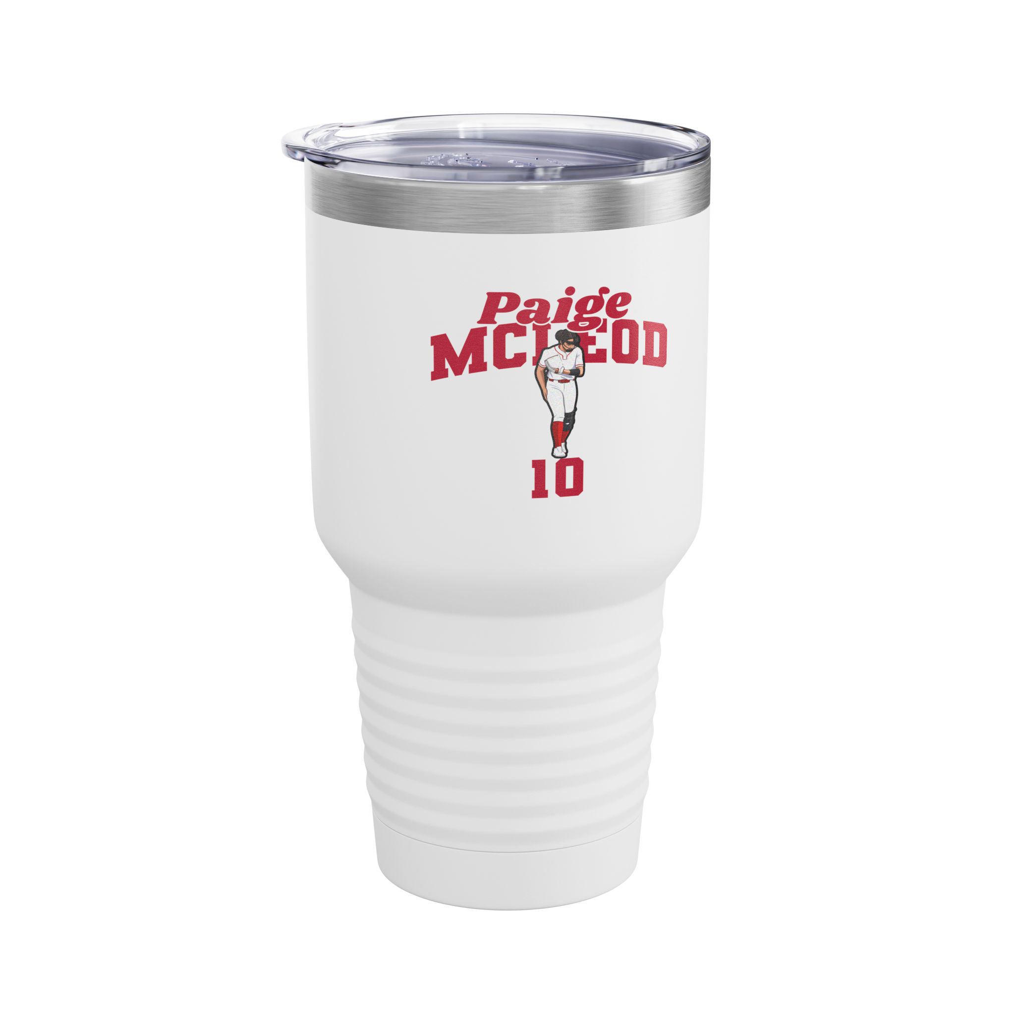 30oz Tumbler — character_signature_arch in White