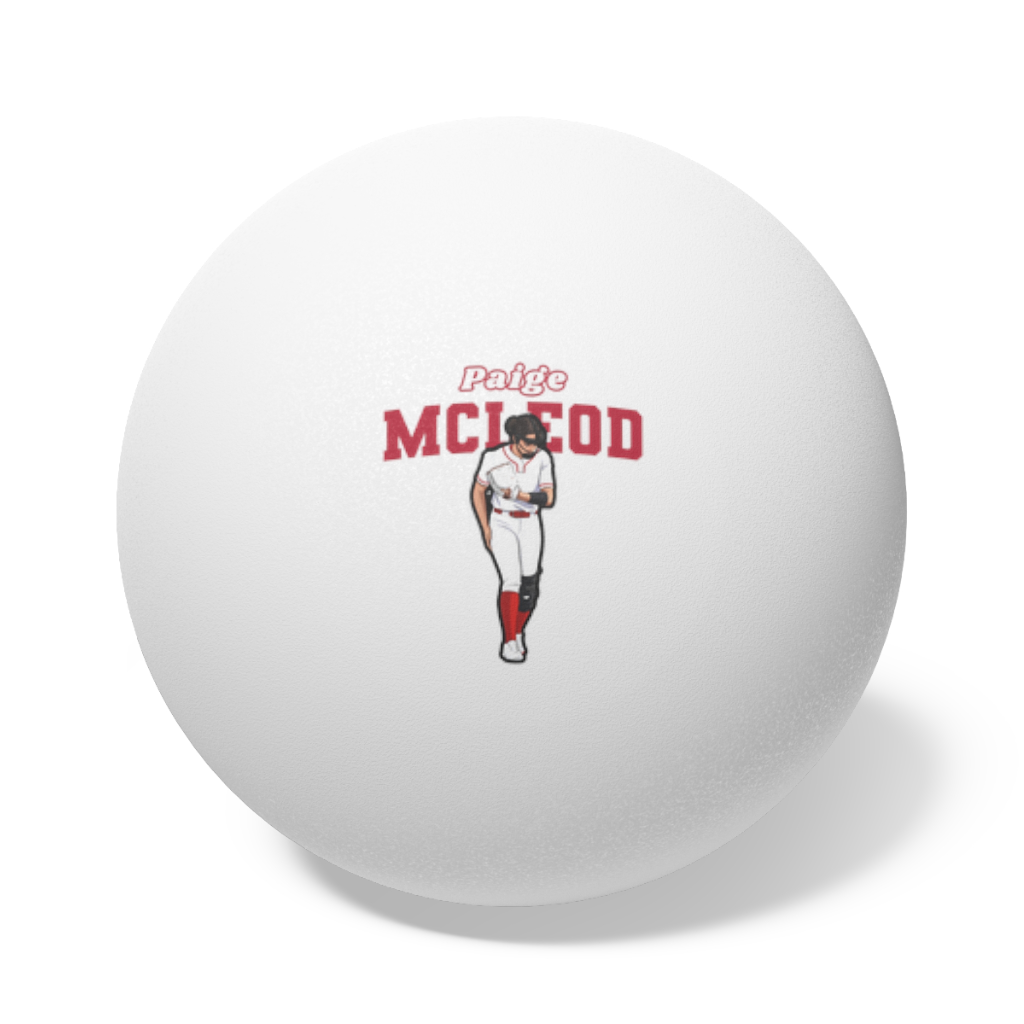 Ping Pong Balls, 6 pcs — character_name_arch in White