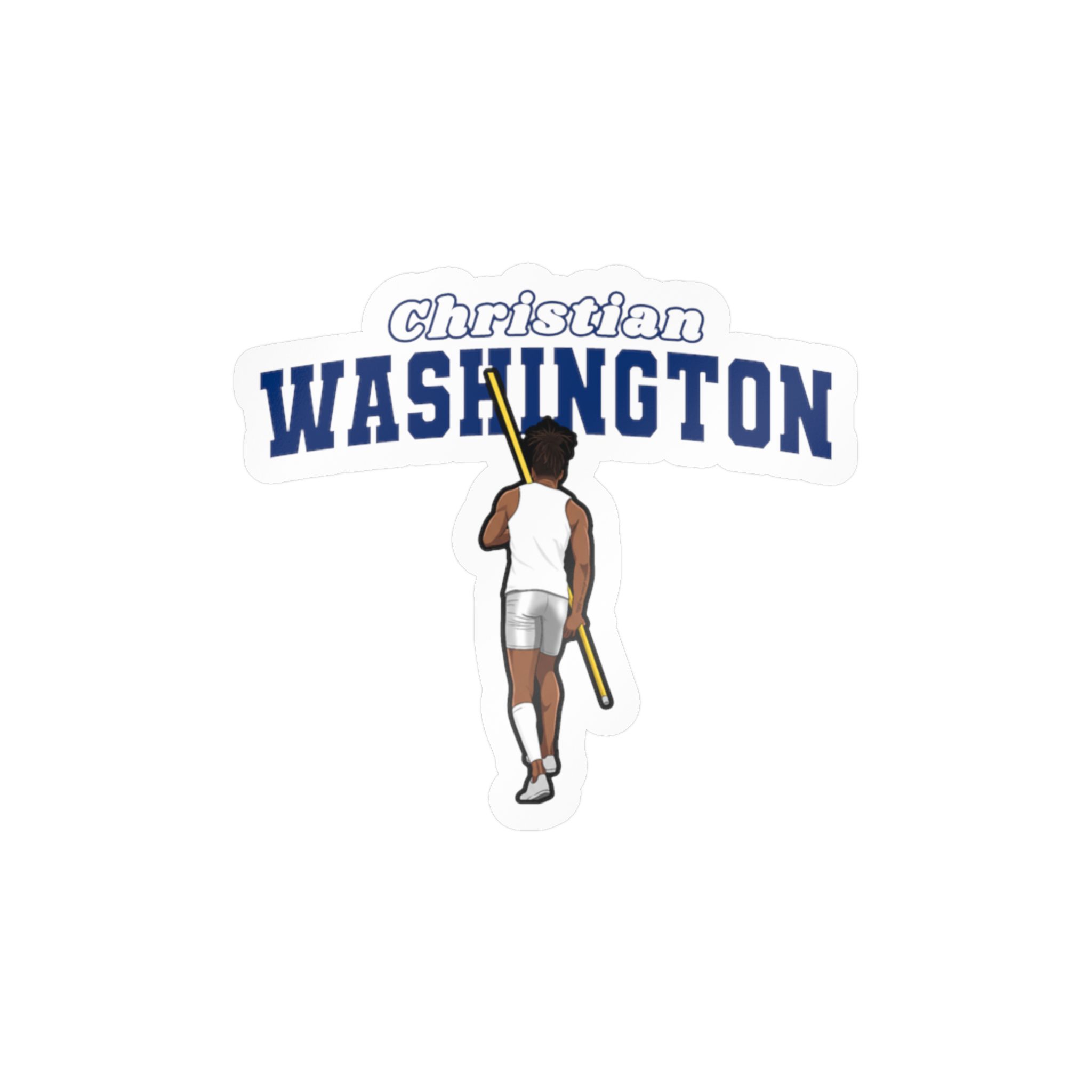 Vinyl Sticker — character_name_arch in Classic