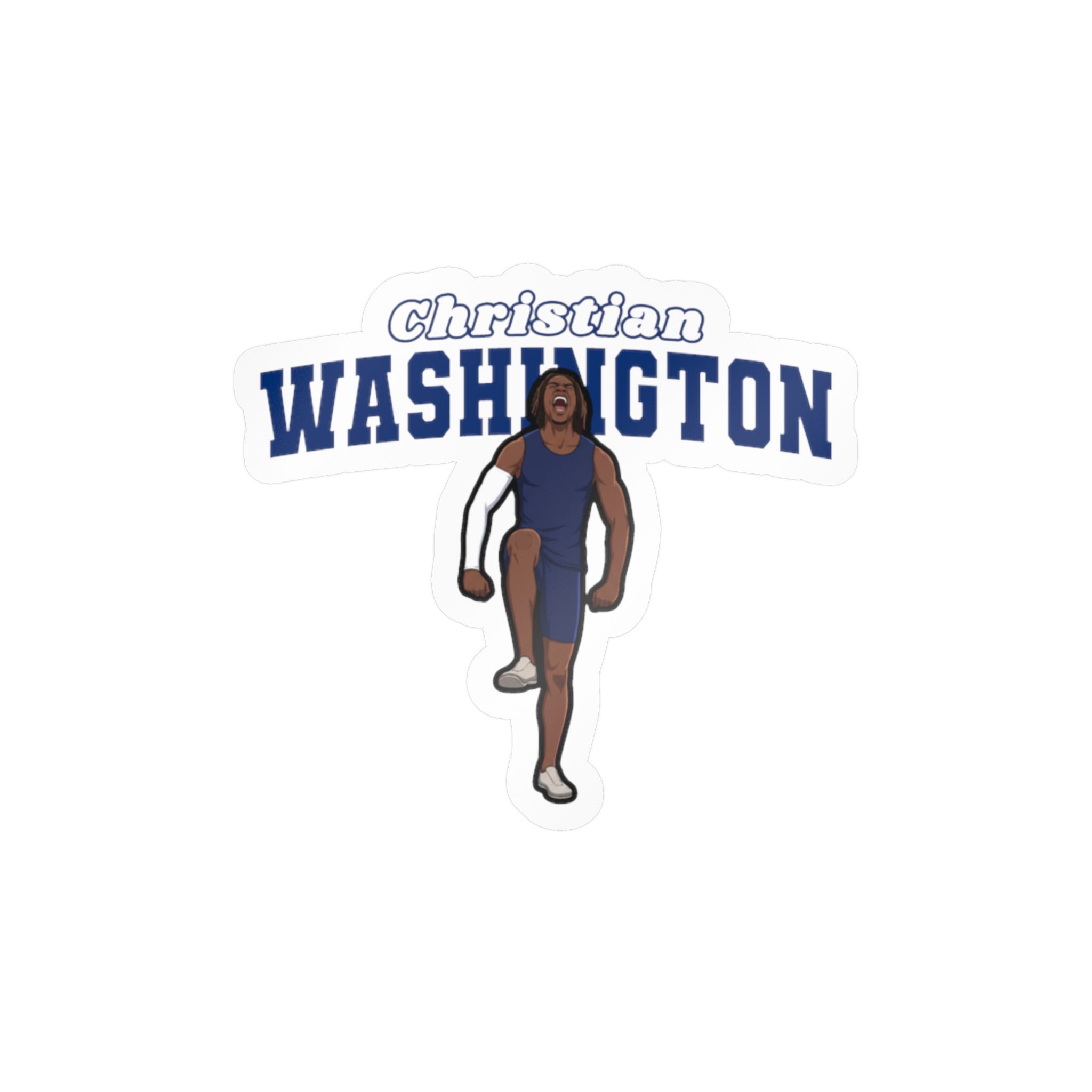 Vinyl Sticker — character_name_arch in Classic