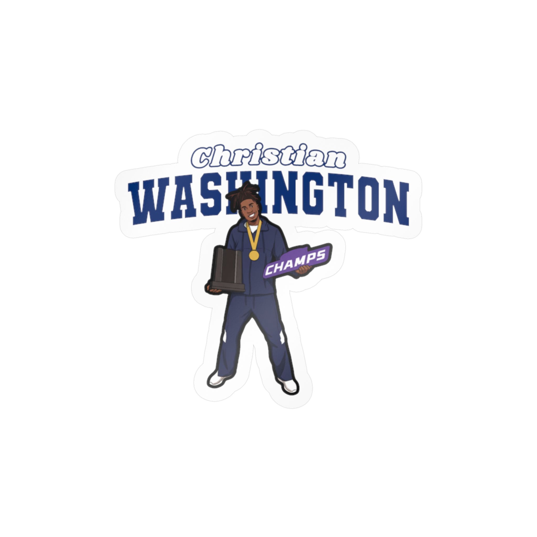 Vinyl Sticker — character_name_arch in Classic