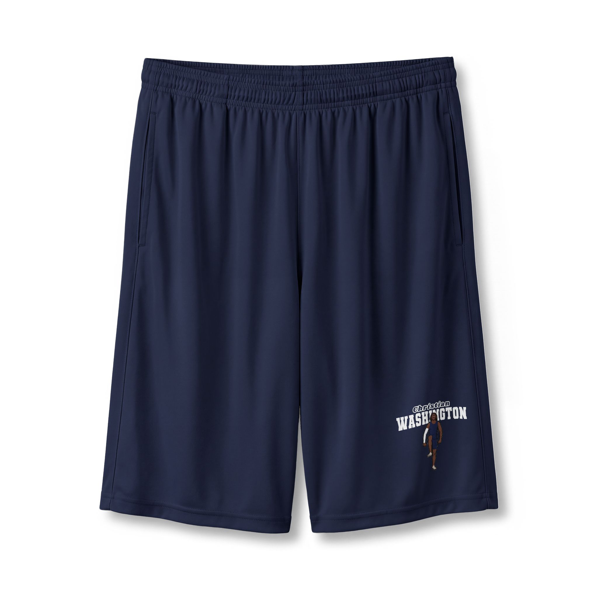 Shorts — character_name_arch in Navy