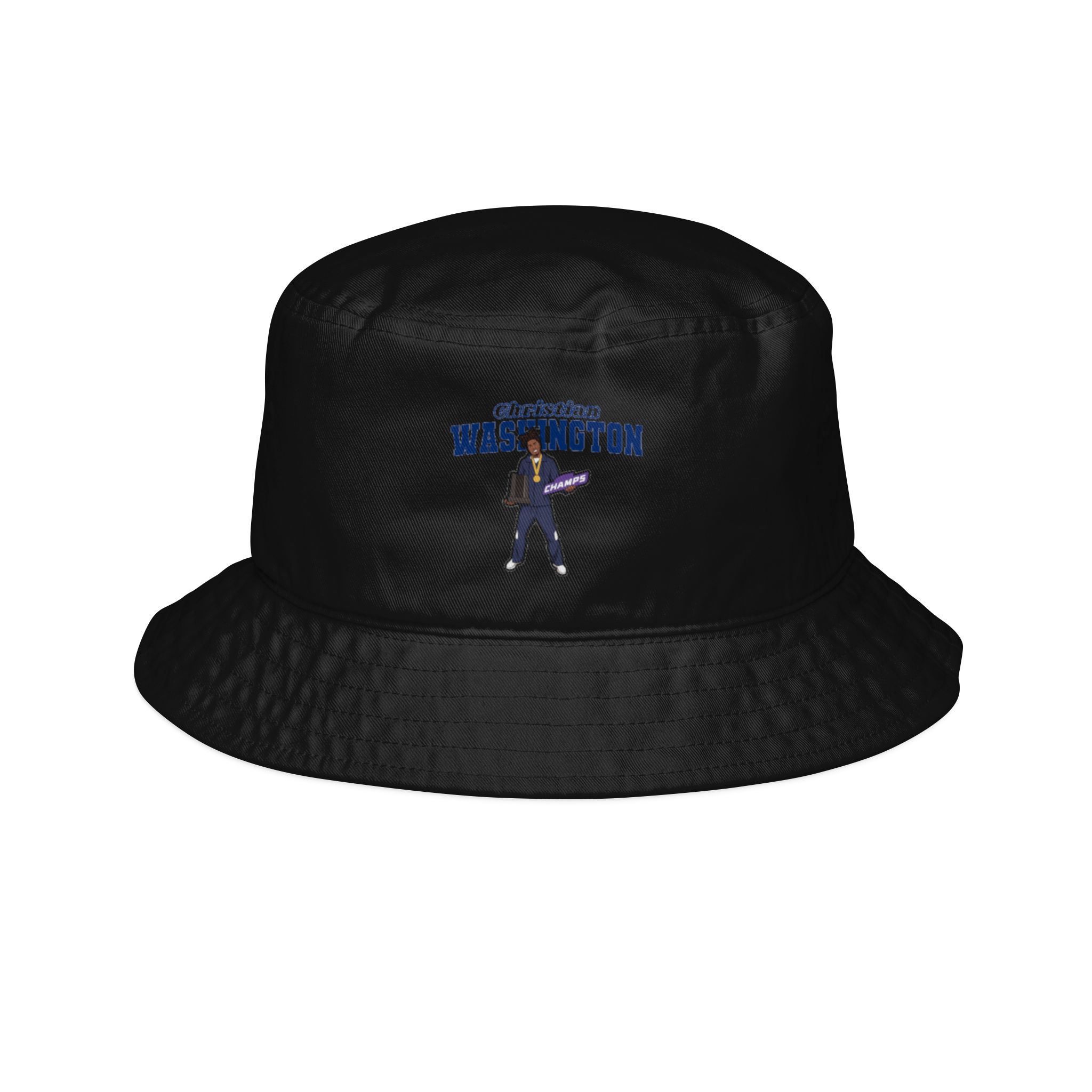 Bucket Hat — character_name_arch in Black