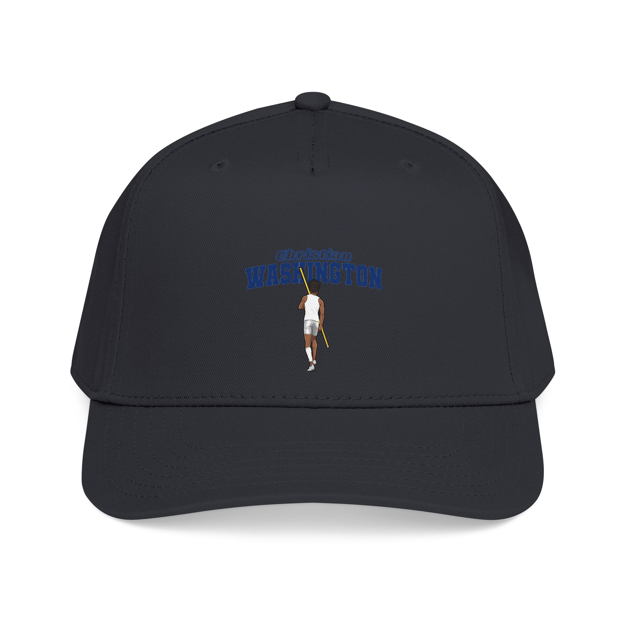 Baseball Cap — character_name_arch in Black