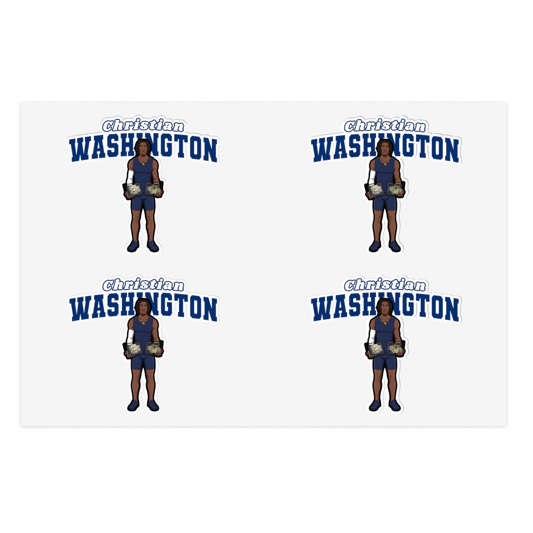 Sticker Sheet — character_name_arch in Classic
