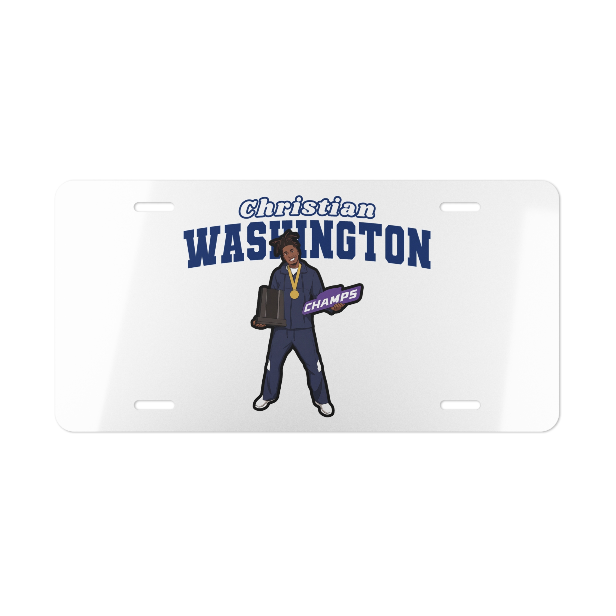 License Plate — character_name_arch in Classic