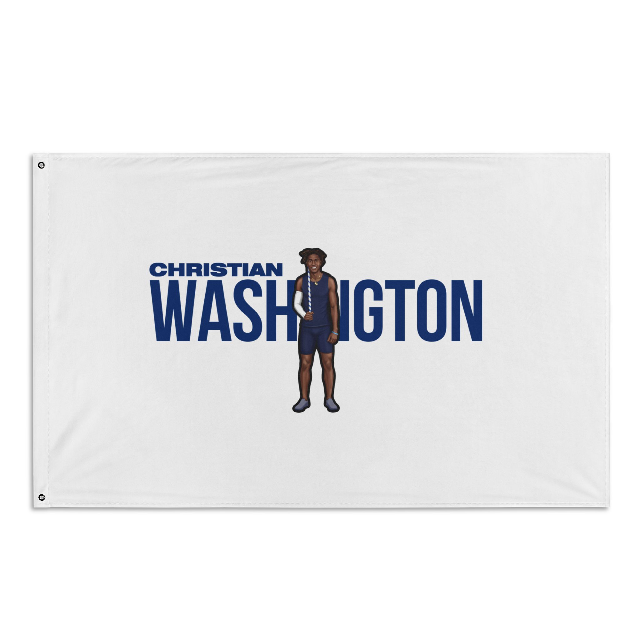 Flag (35 × 56 in) — character_player_name in Classic