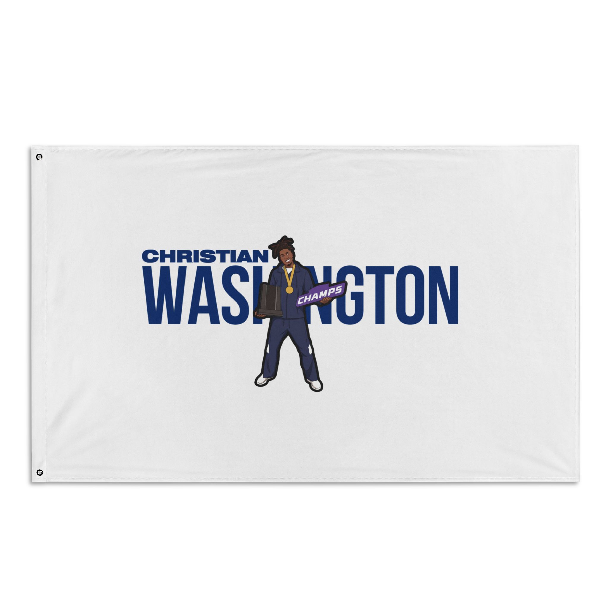Flag (35 × 56 in) — character_player_name in Classic
