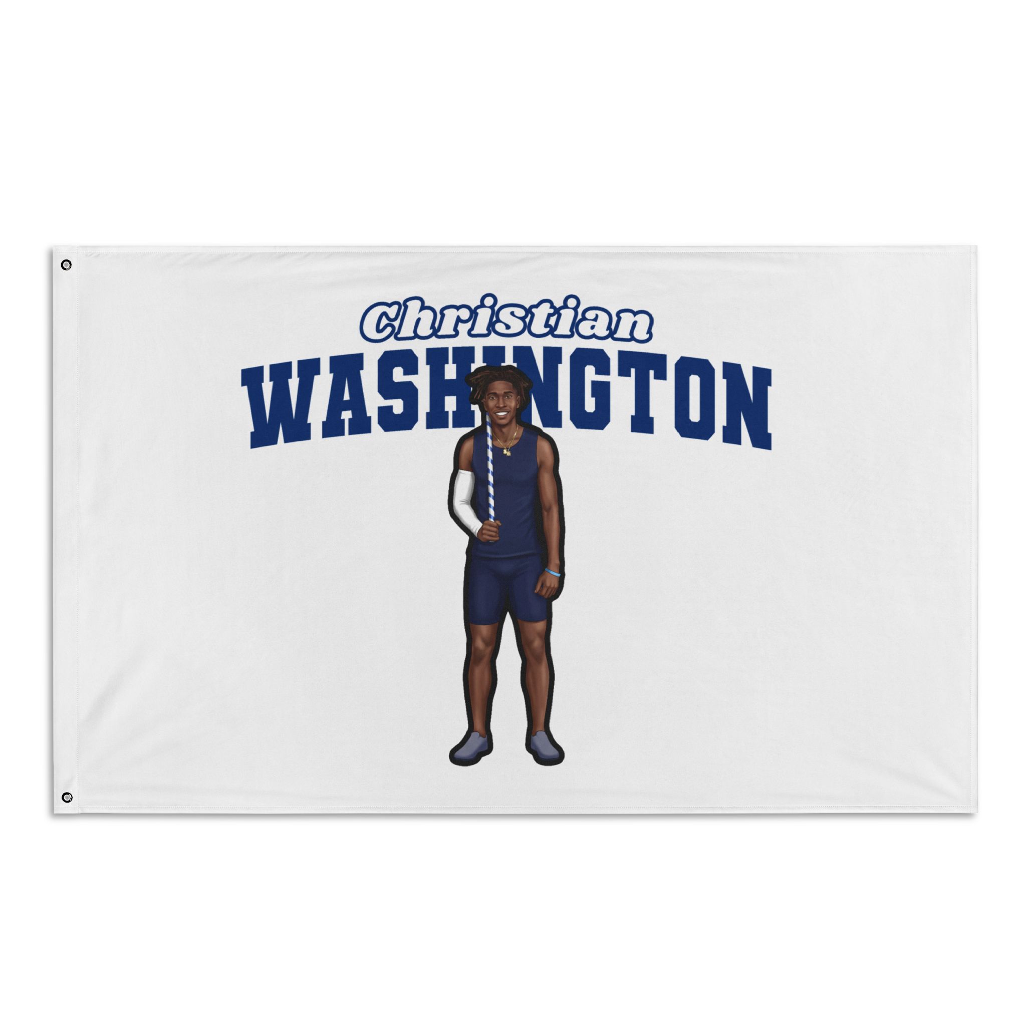 Flag (35 × 56 in) — character_name_arch in Classic