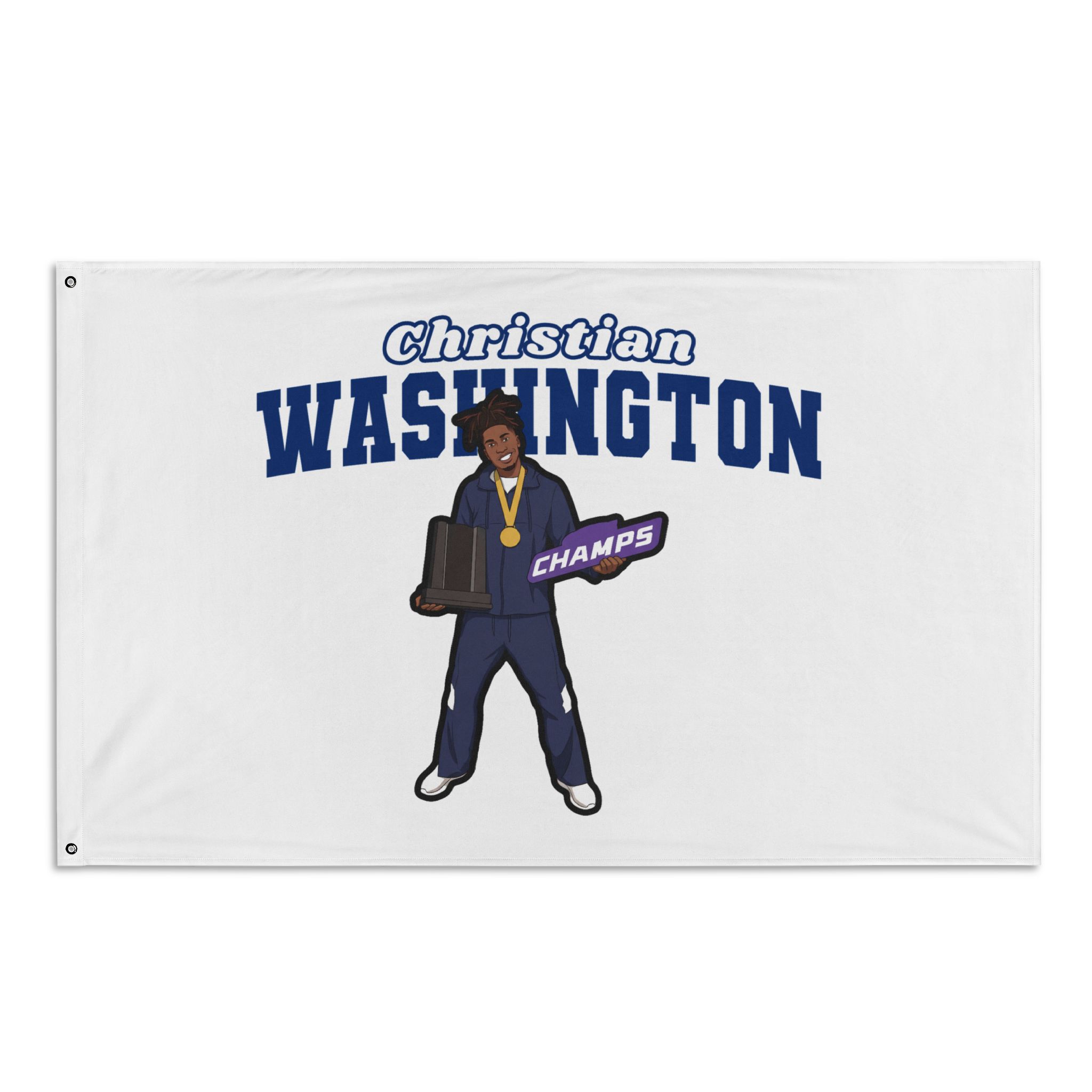 Flag (35 × 56 in) — character_name_arch in Classic