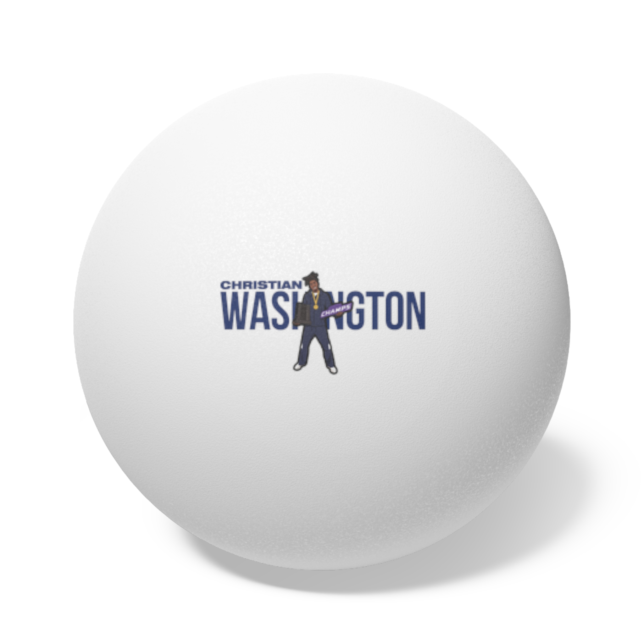 Ping Pong Balls, 6 pcs — character_player_name in White