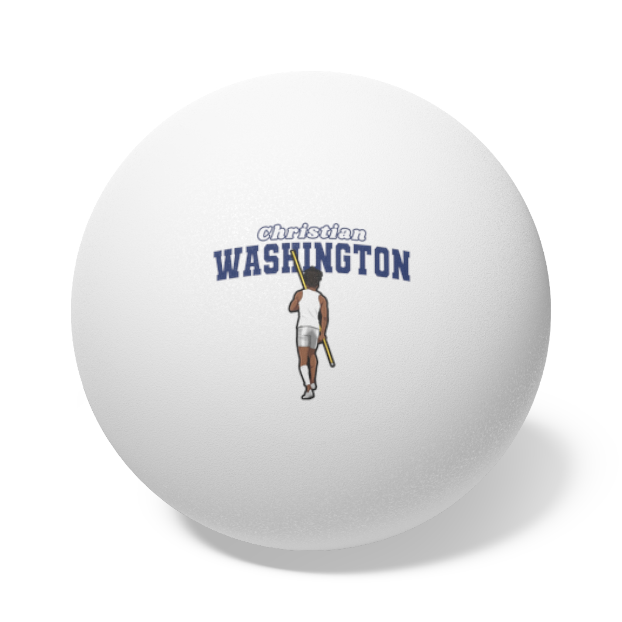 Ping Pong Balls, 6 pcs — character_name_arch in White