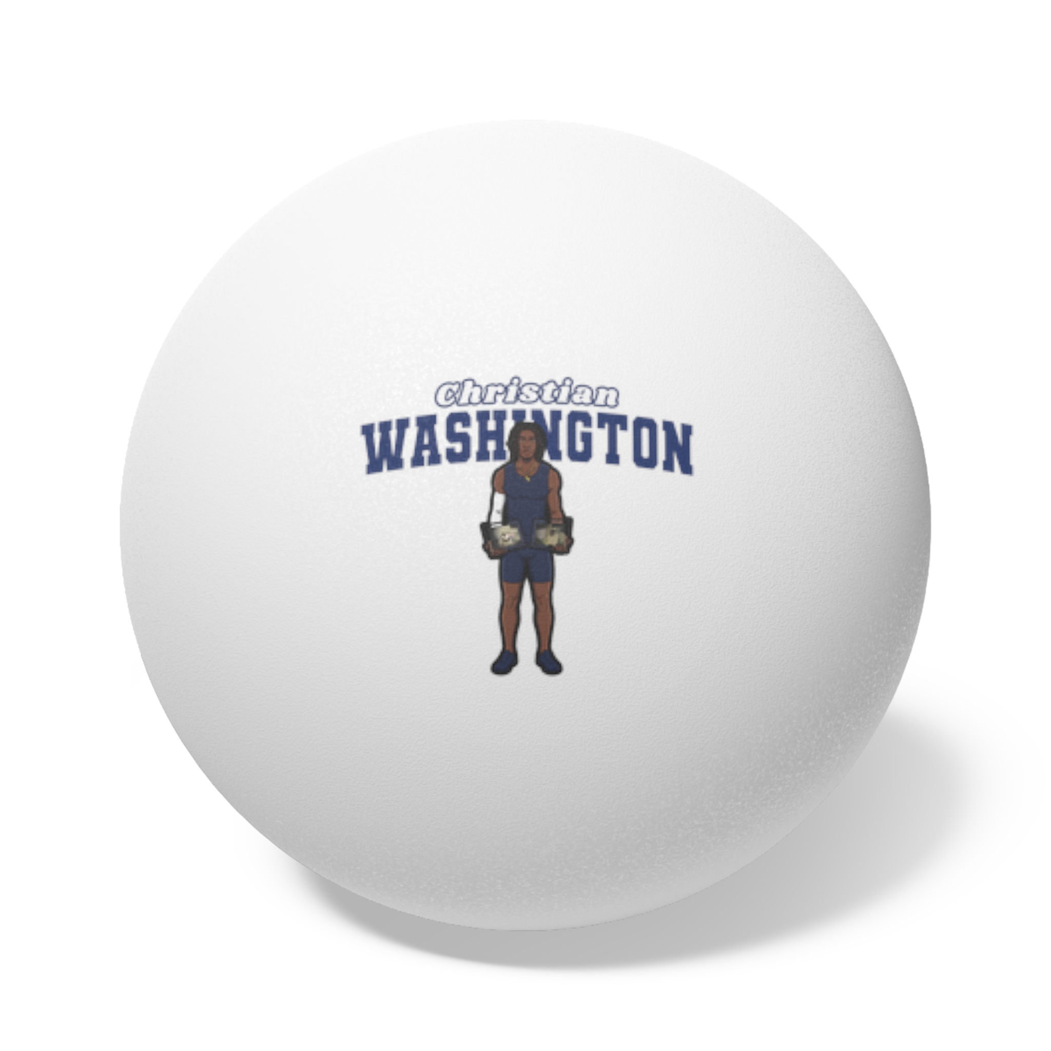 Ping Pong Balls, 6 pcs — character_name_arch in White