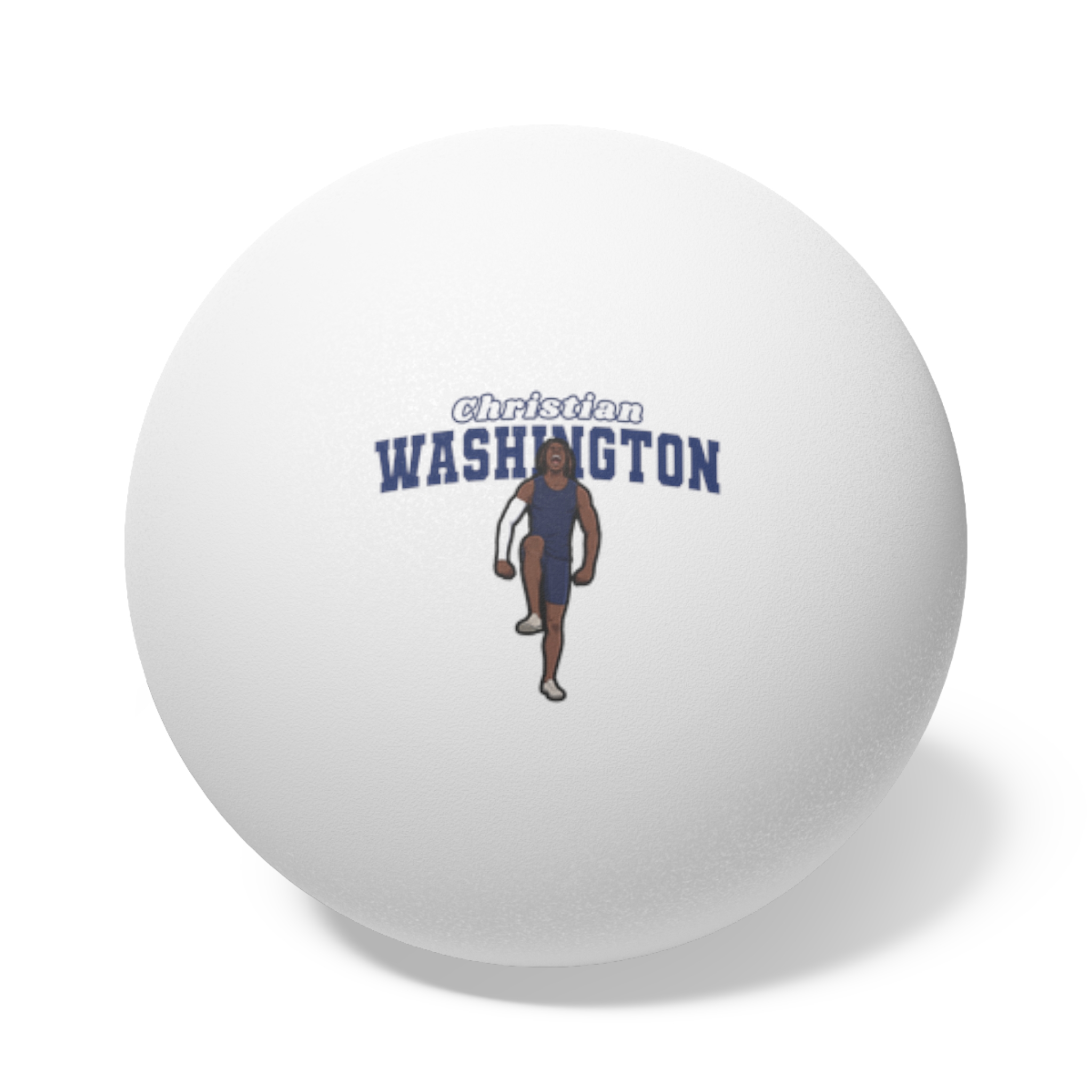 Ping Pong Balls, 6 pcs — character_name_arch in White