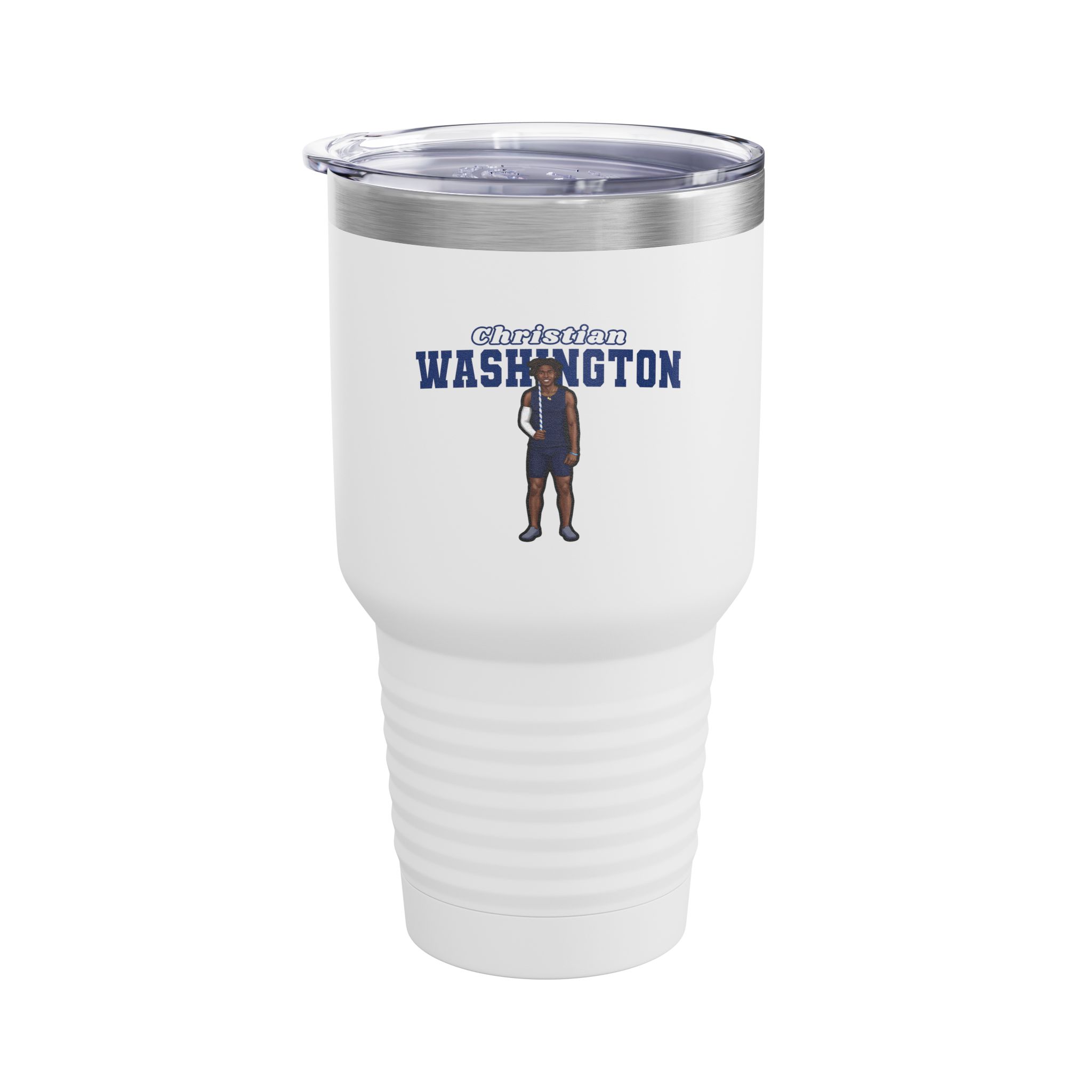 30oz Tumbler — character_name_arch in White