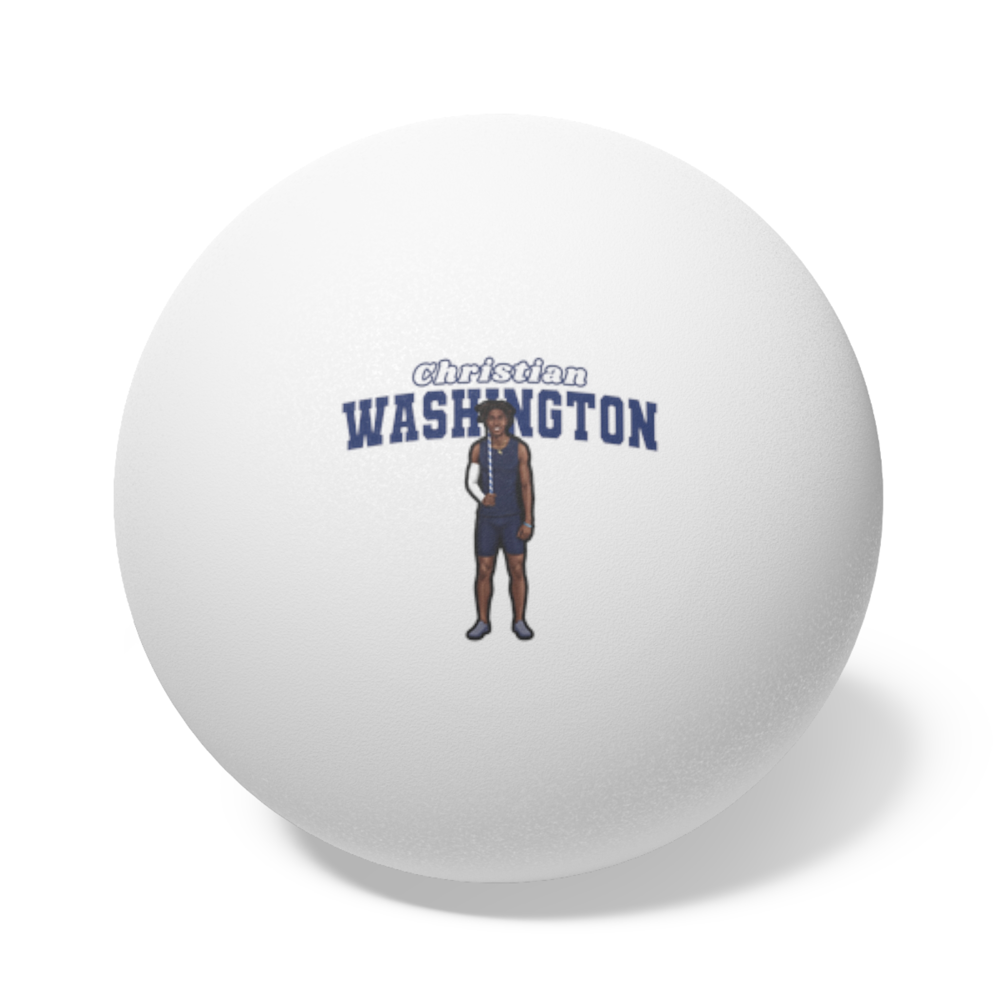 Ping Pong Balls, 6 pcs — character_name_arch in White