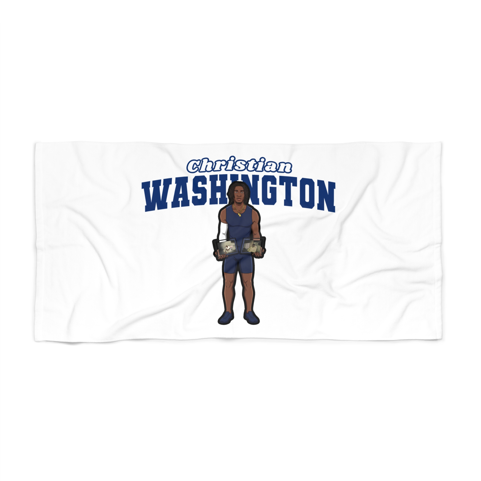 Beach Towel — character_name_arch in Classic
