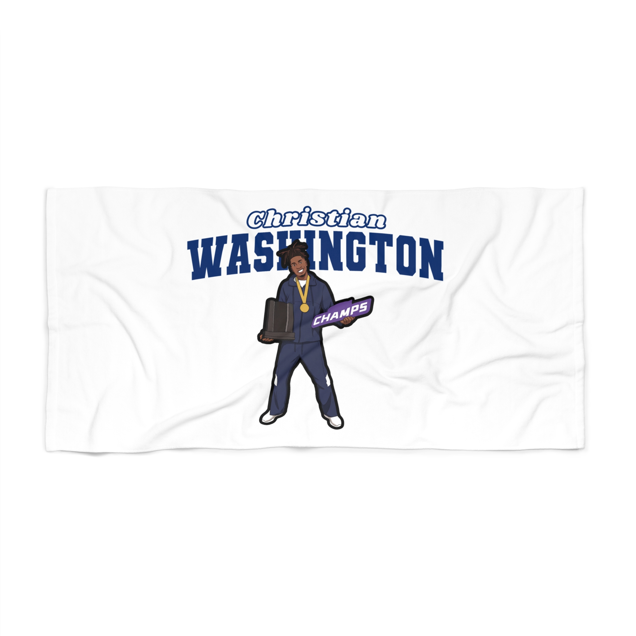 Beach Towel — character_name_arch in Classic