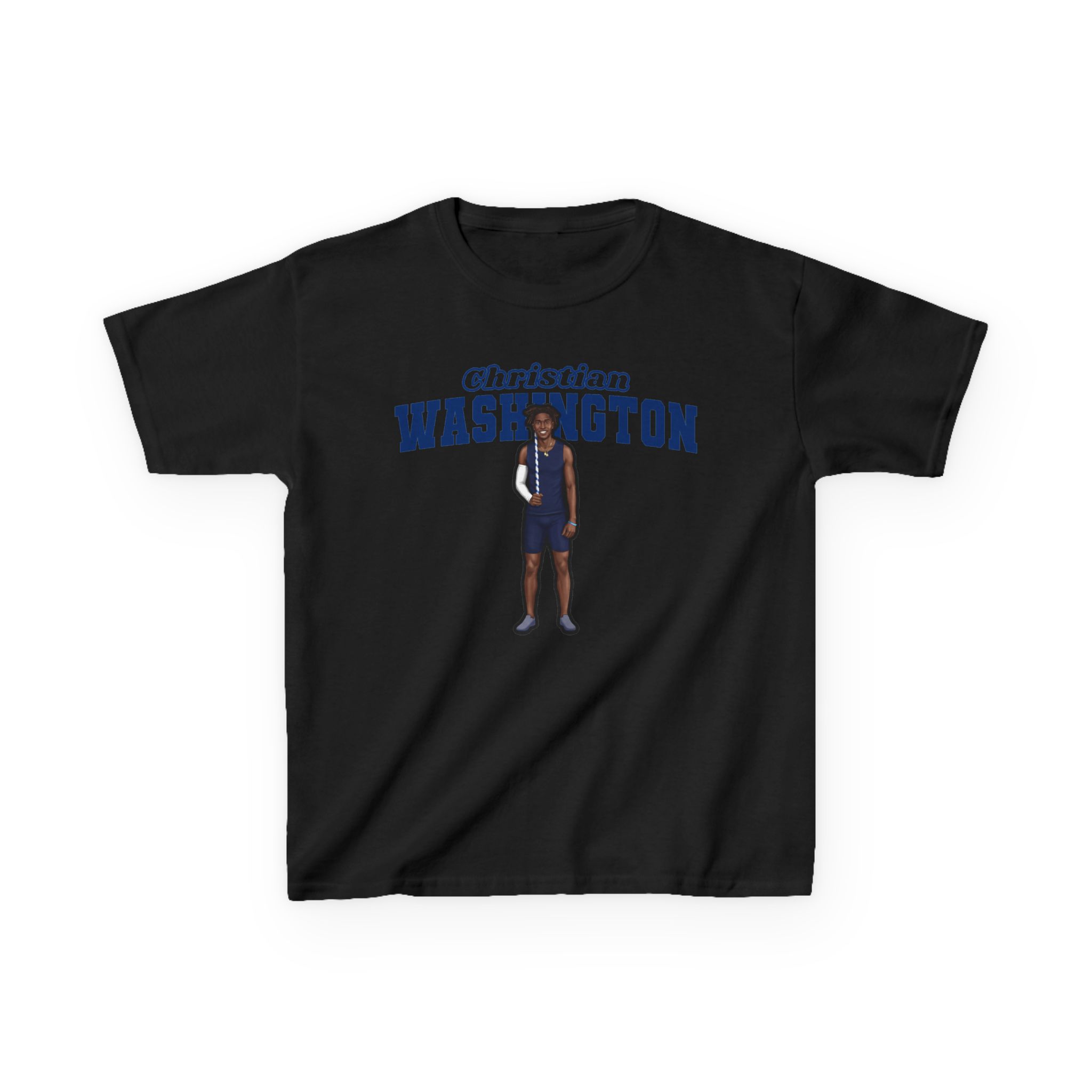 Youth Tee — character_name_arch in Black