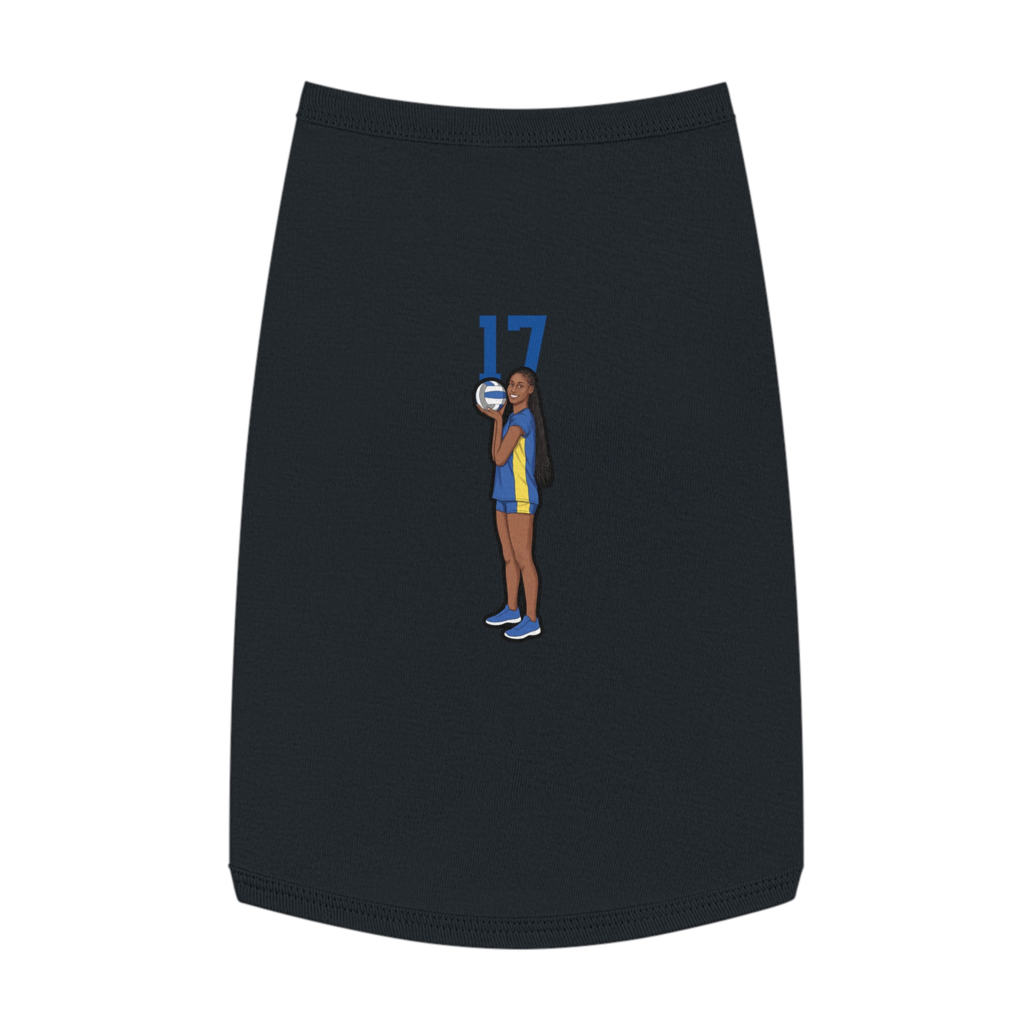 Pet Tank Top — character_number_top in White