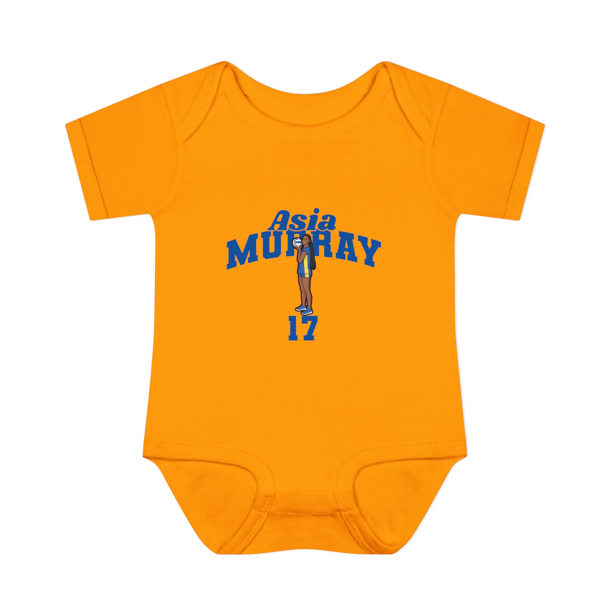 Baby Onesie — character_signature_arch in Gold