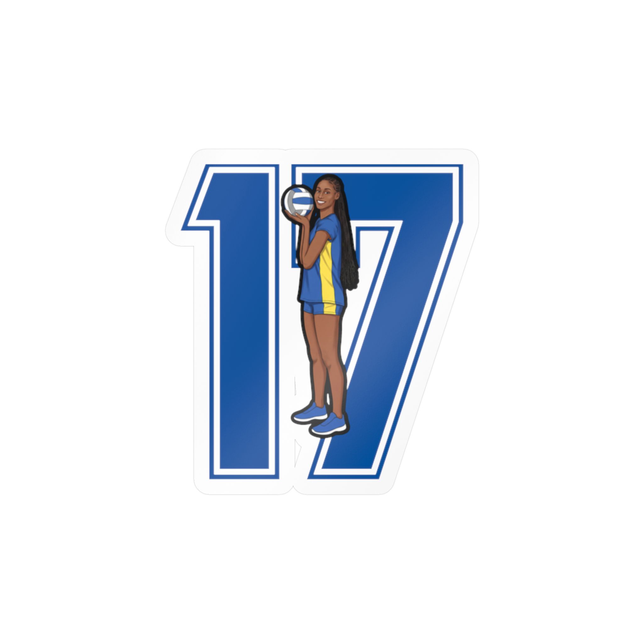 Vinyl Sticker — character_number in Classic