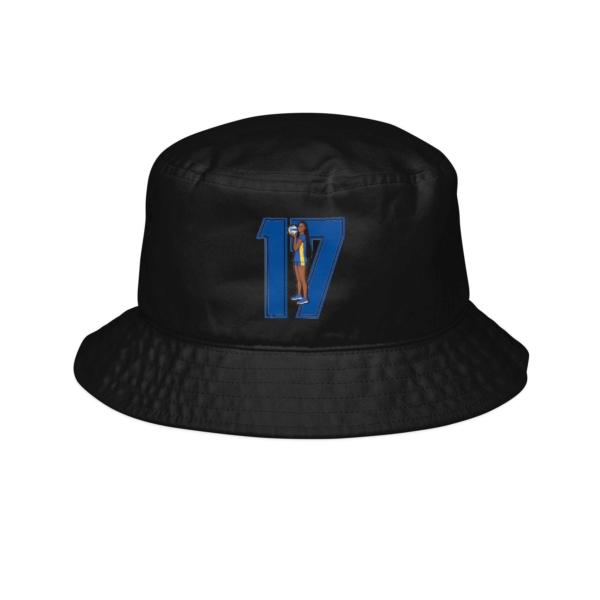 Bucket Hat — character_number in Black